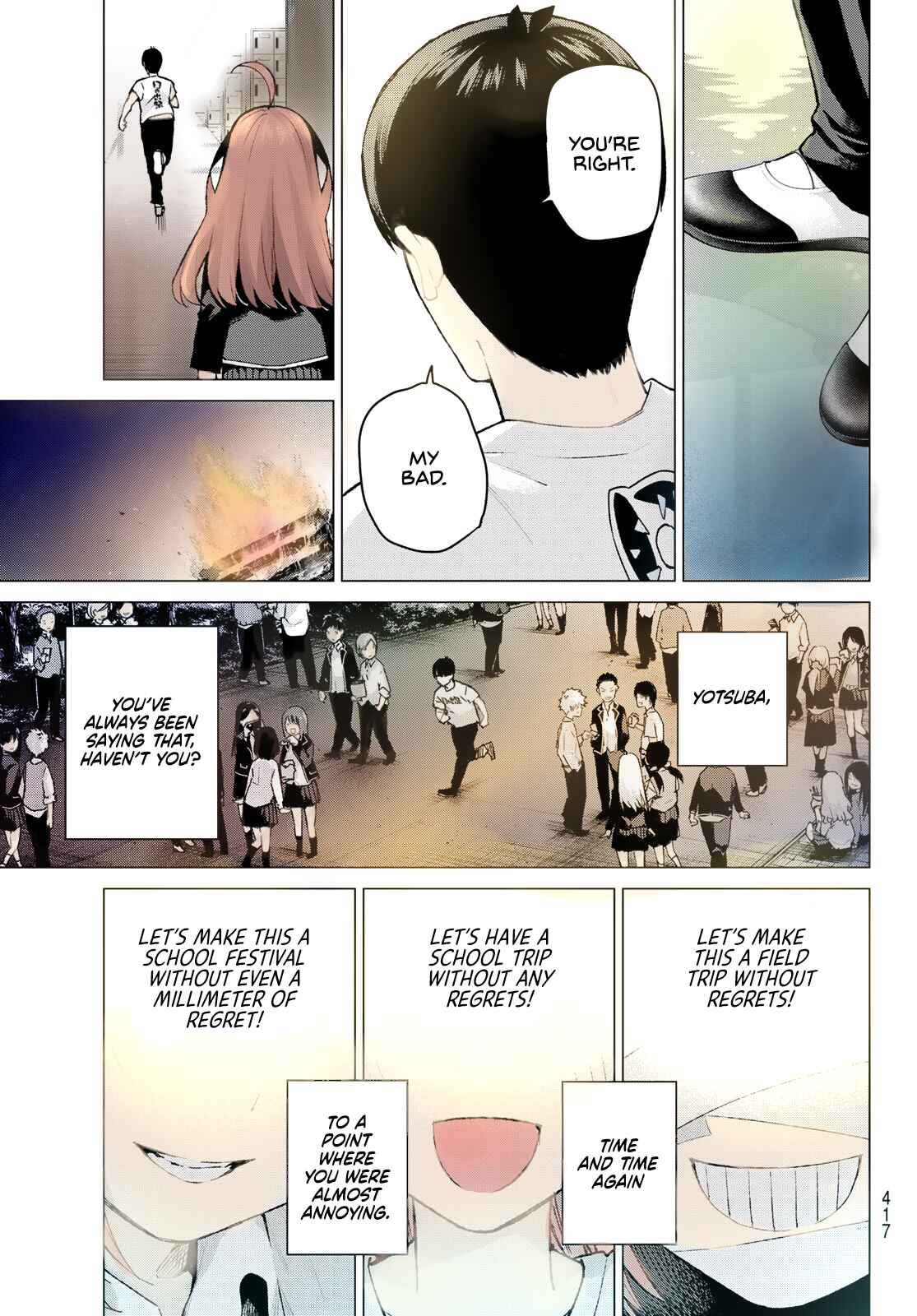 Page 11 Chapter 114 5Toubun no Hanayome (Fan Colored)