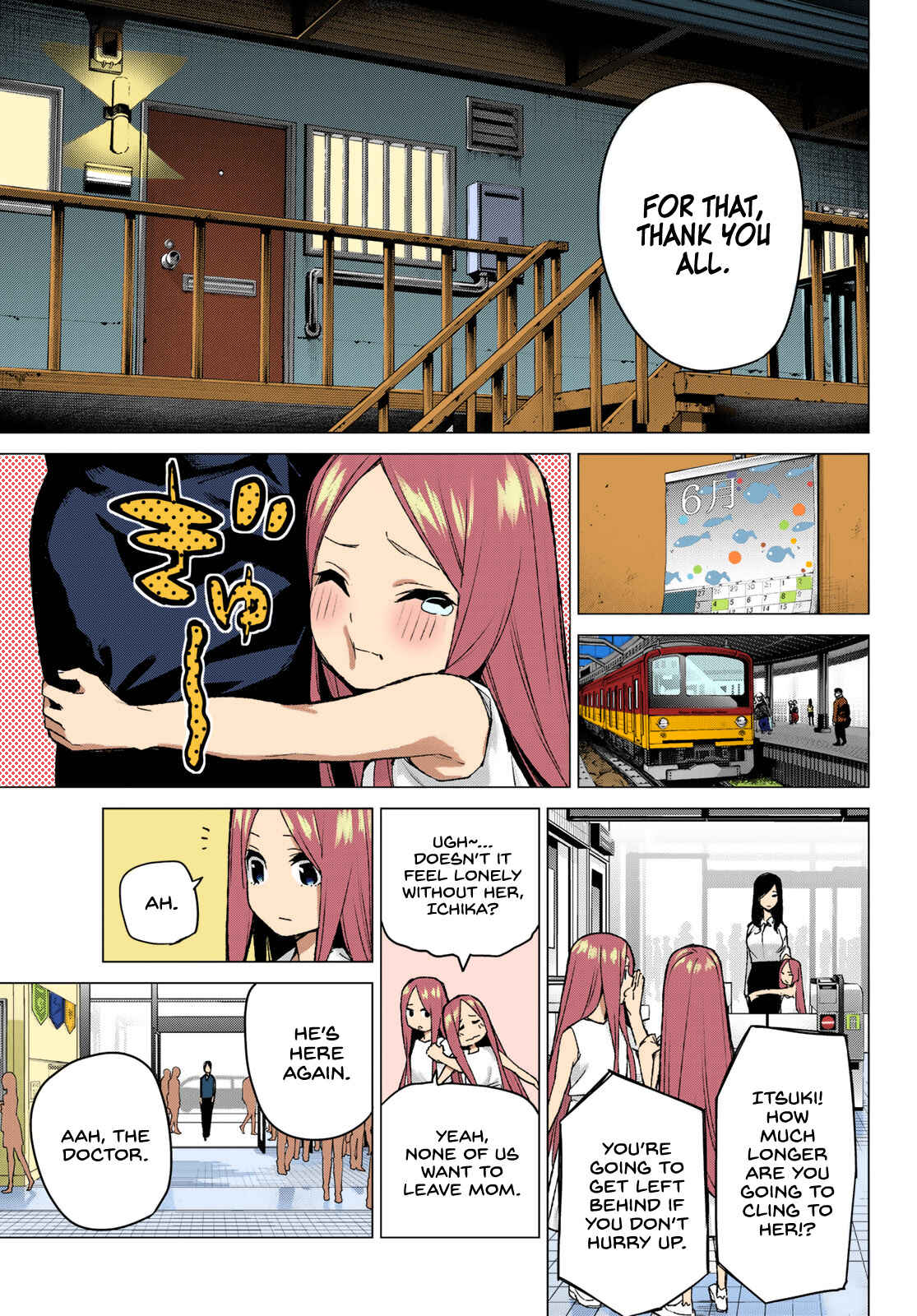 Page 14 Chapter 87 5Toubun no Hanayome (Fan Colored)