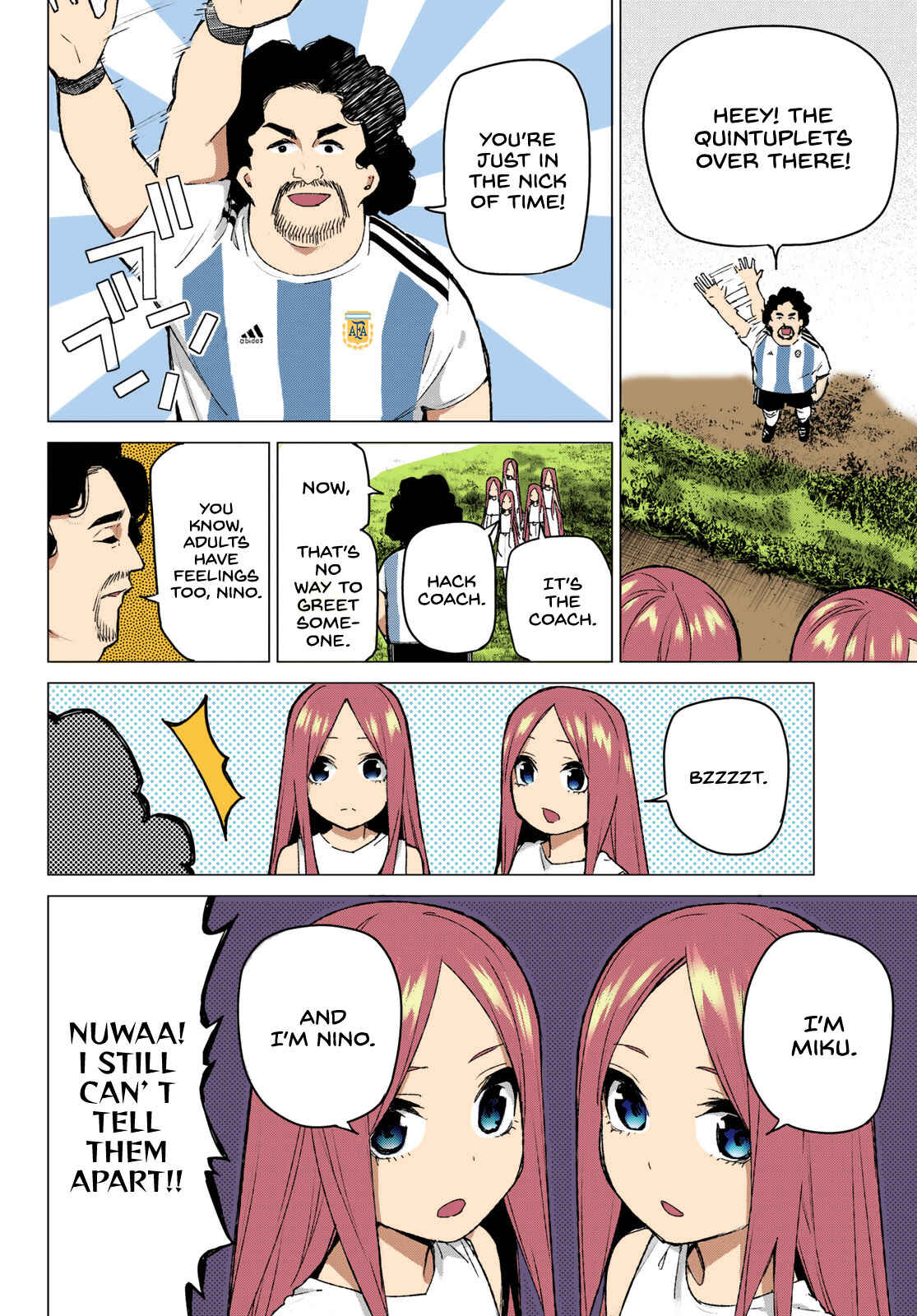Page 3 Chapter 87 5Toubun no Hanayome (Fan Colored)