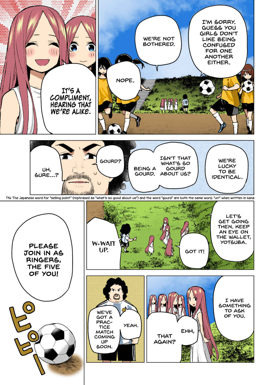 Page 4 Chapter 87 5Toubun no Hanayome (Fan Colored)