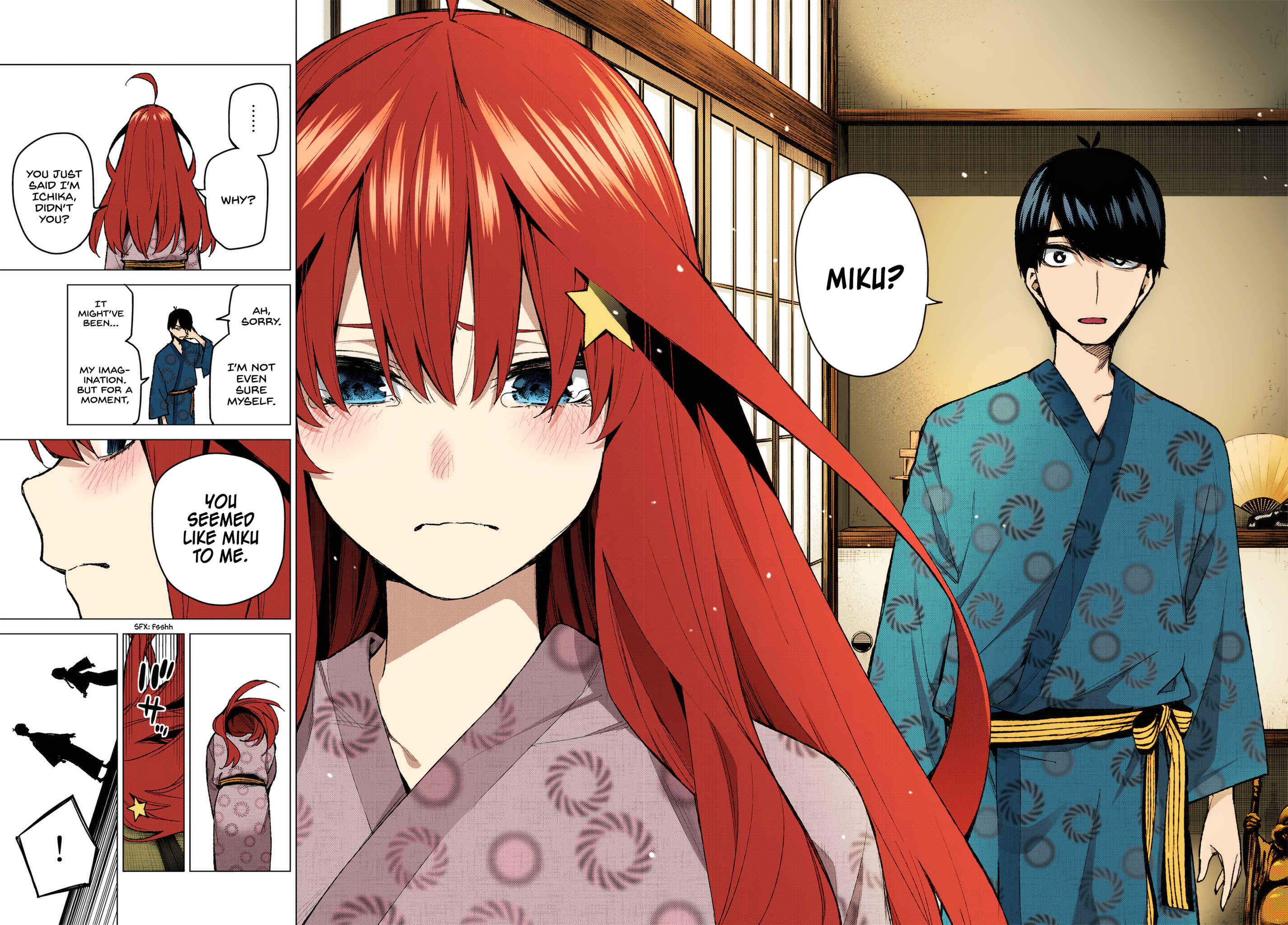 Page 14 Chapter 67 5Toubun no Hanayome (Fan Colored)