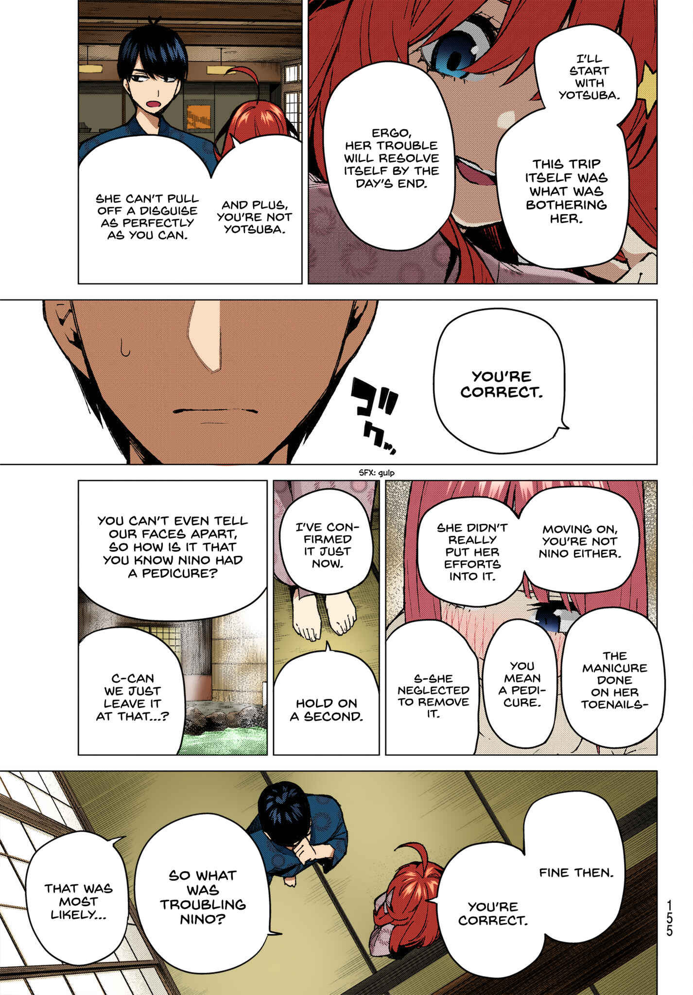 Page 7 Chapter 67 5Toubun no Hanayome (Fan Colored)