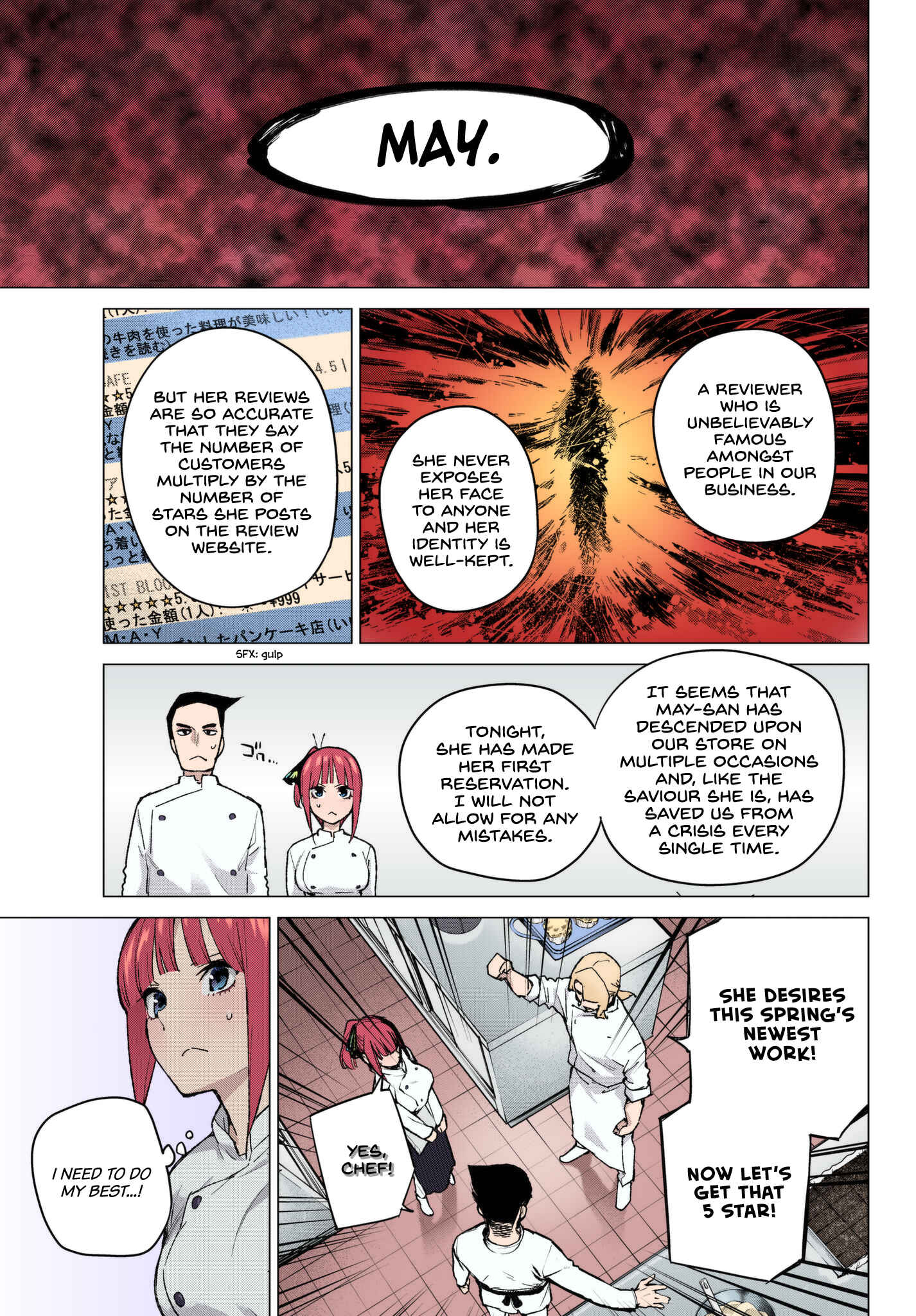 Page 7 Chapter 71 5Toubun no Hanayome (Fan Colored)
