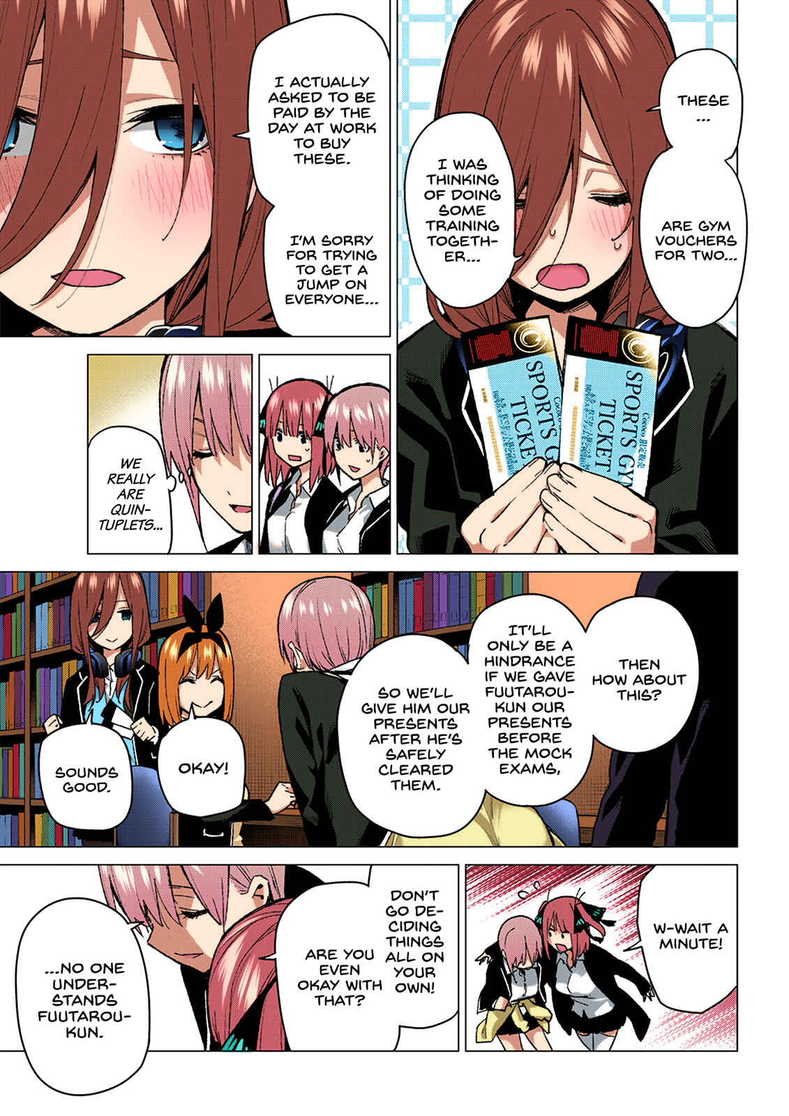 Page 15 Chapter 75 5Toubun no Hanayome (Fan Colored)