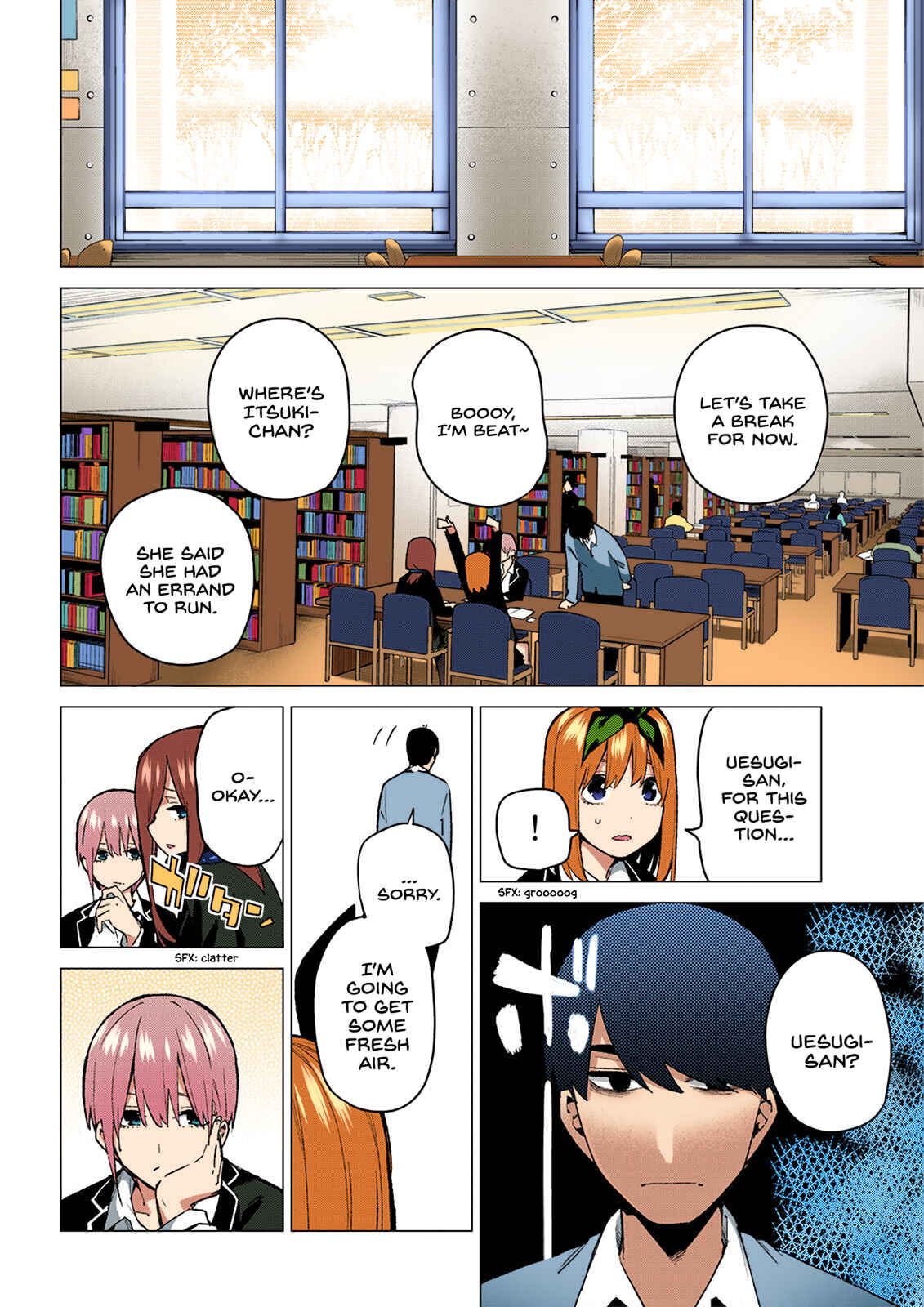 Page 4 Chapter 75 5Toubun no Hanayome (Fan Colored)
