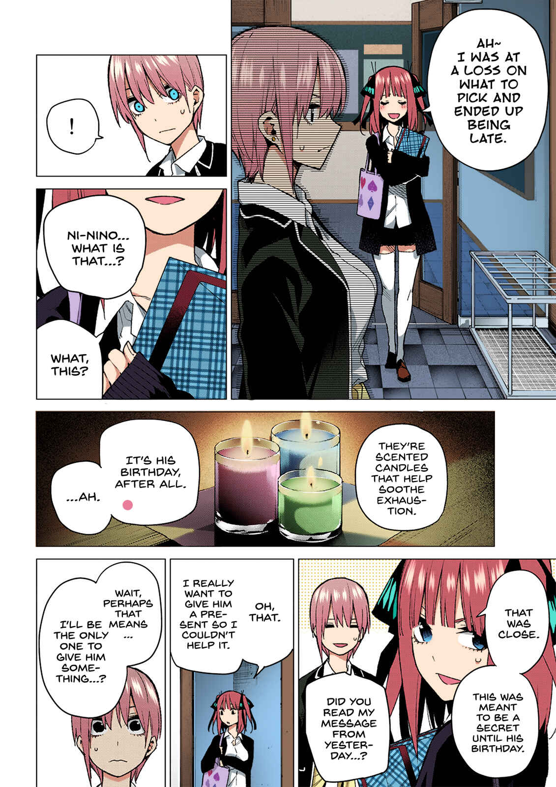 Page 8 Chapter 75 5Toubun no Hanayome (Fan Colored)