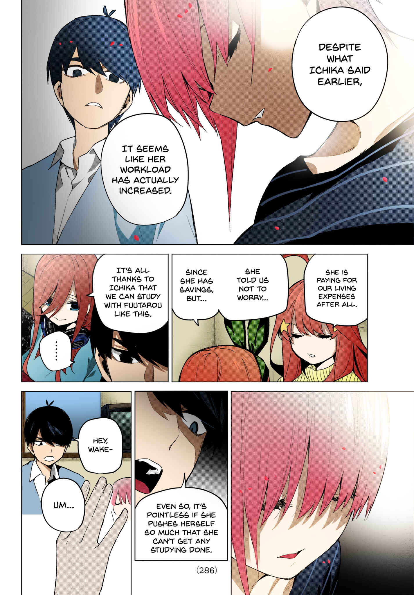 Page 10 Chapter 52 5Toubun no Hanayome (Fan Colored)