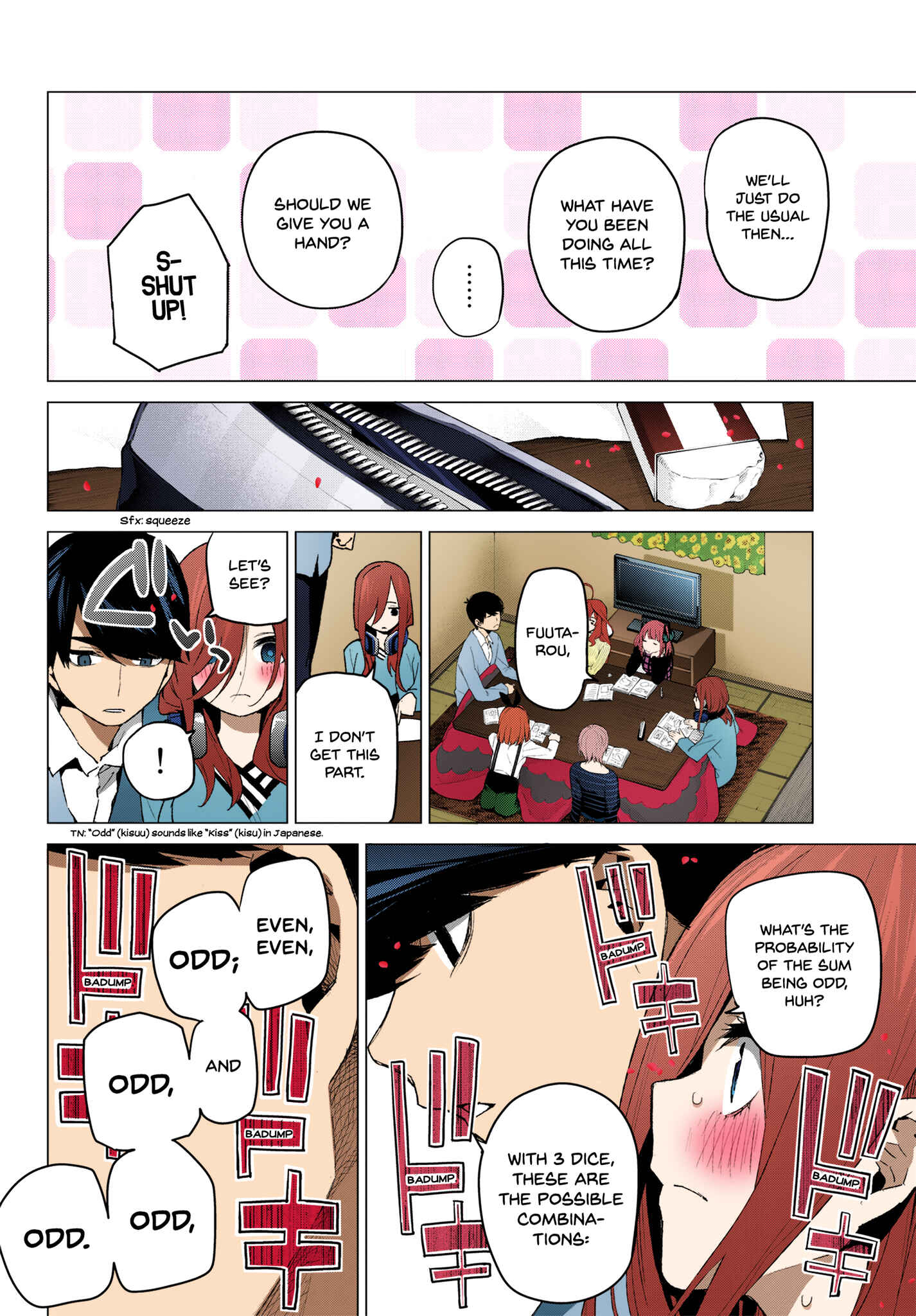 Page 8 Chapter 52 5Toubun no Hanayome (Fan Colored)