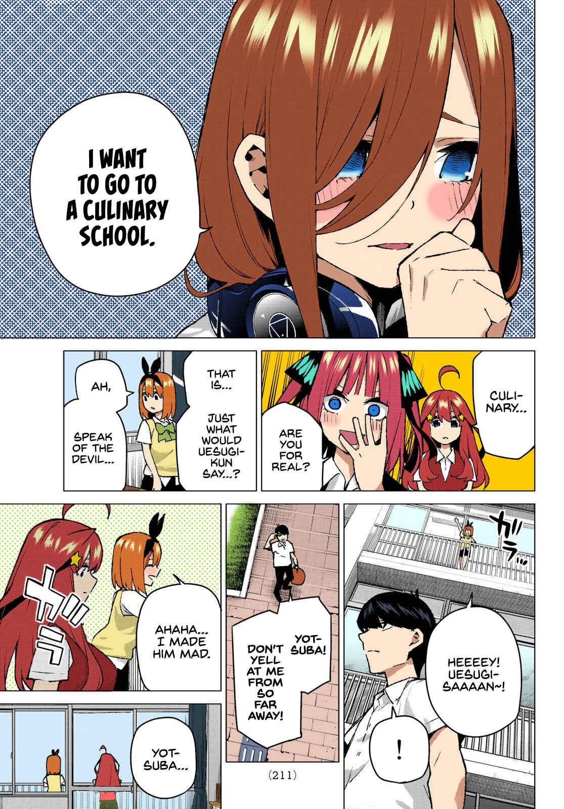 Page 15 Chapter 90 5Toubun no Hanayome (Fan Colored)