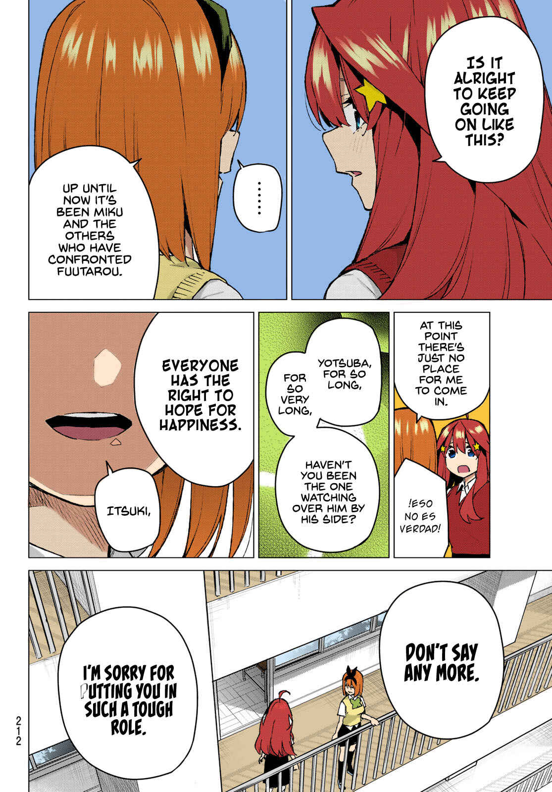 Page 16 Chapter 90 5Toubun no Hanayome (Fan Colored)