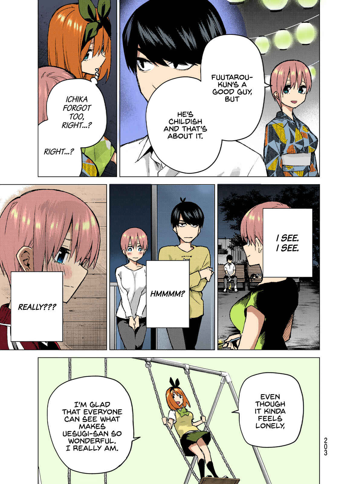 Page 7 Chapter 90 5Toubun no Hanayome (Fan Colored)