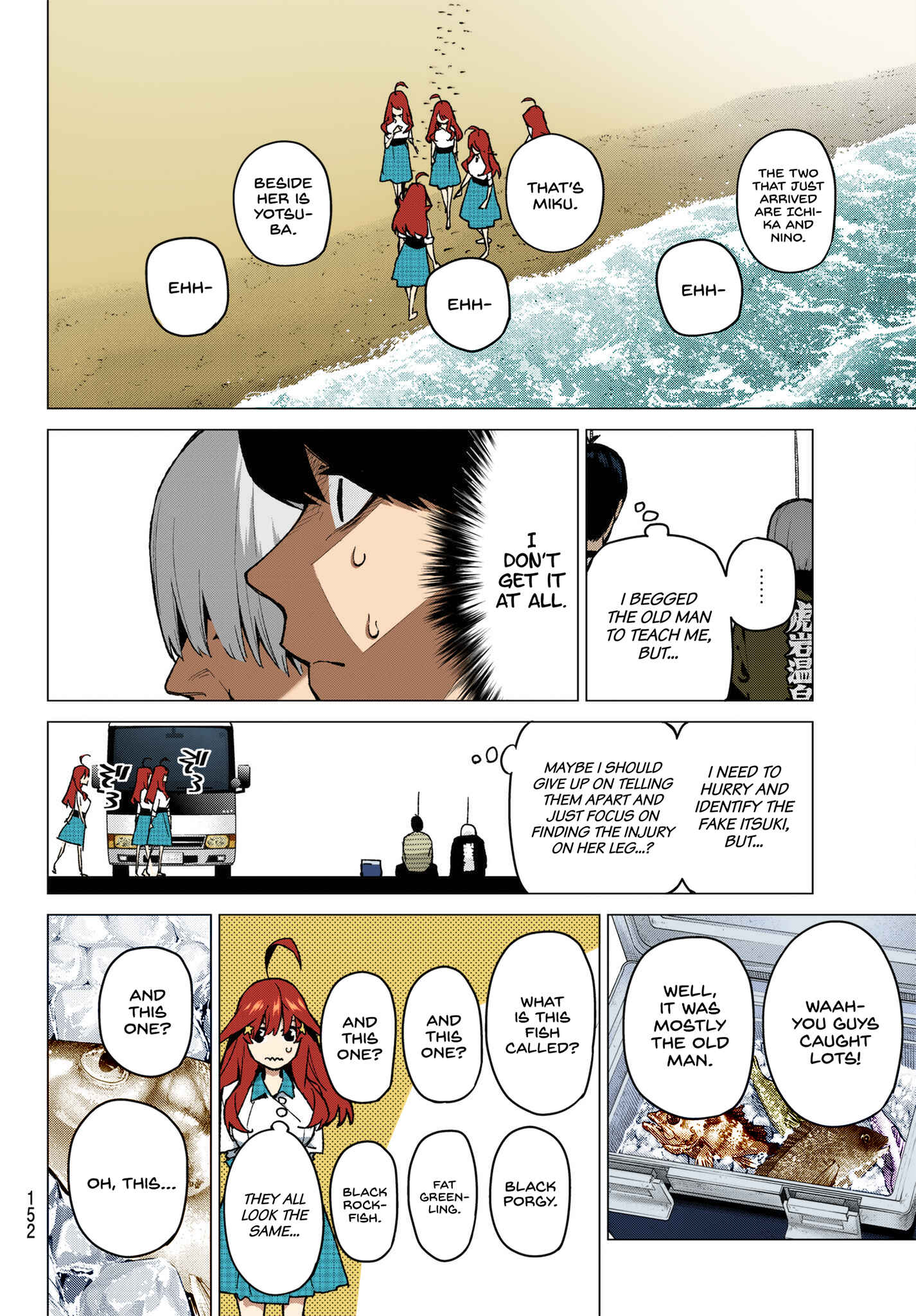 Page 8 Chapter 65 5Toubun no Hanayome (Fan Colored)