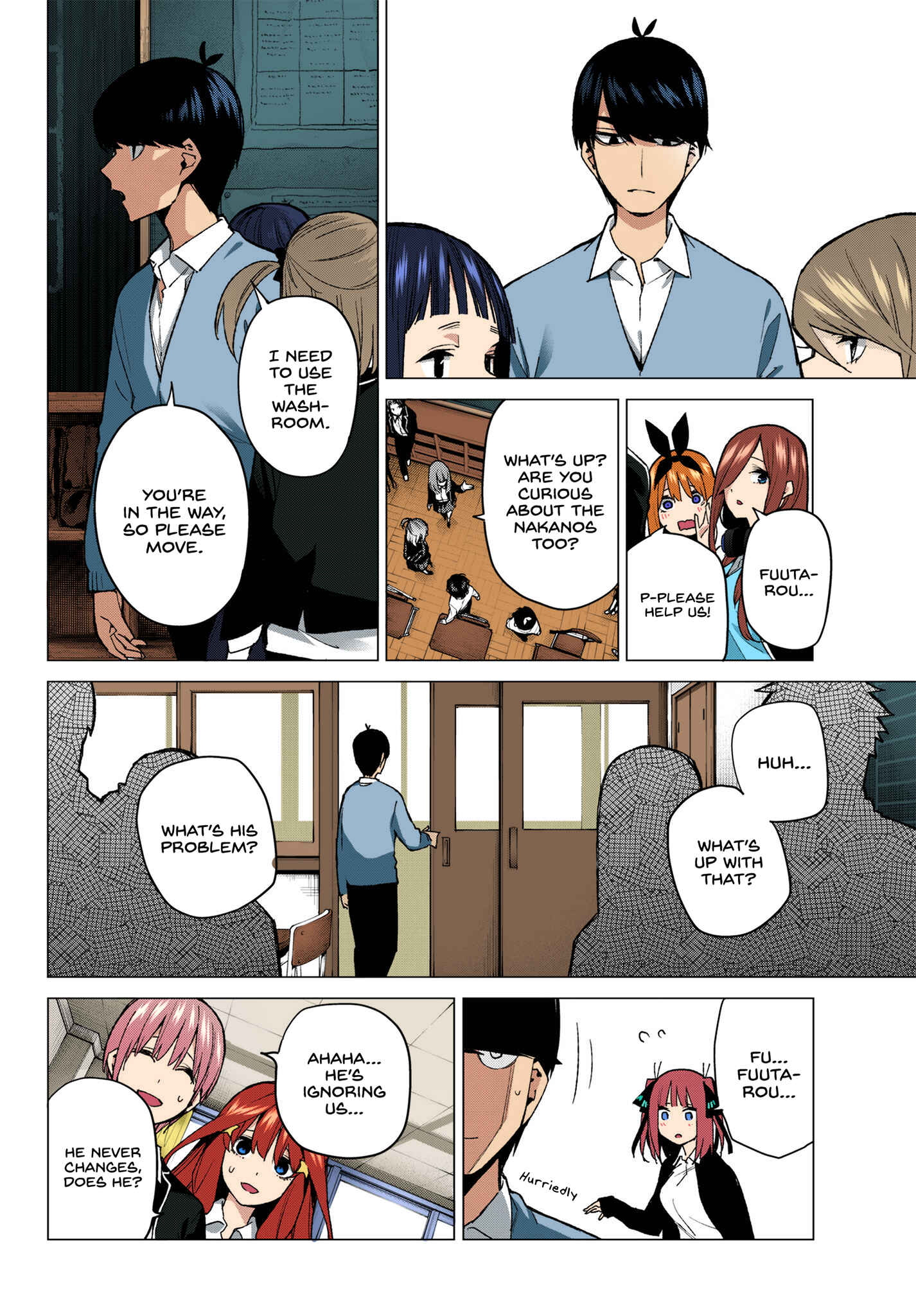 Page 4 Chapter 70 5Toubun no Hanayome (Fan Colored)