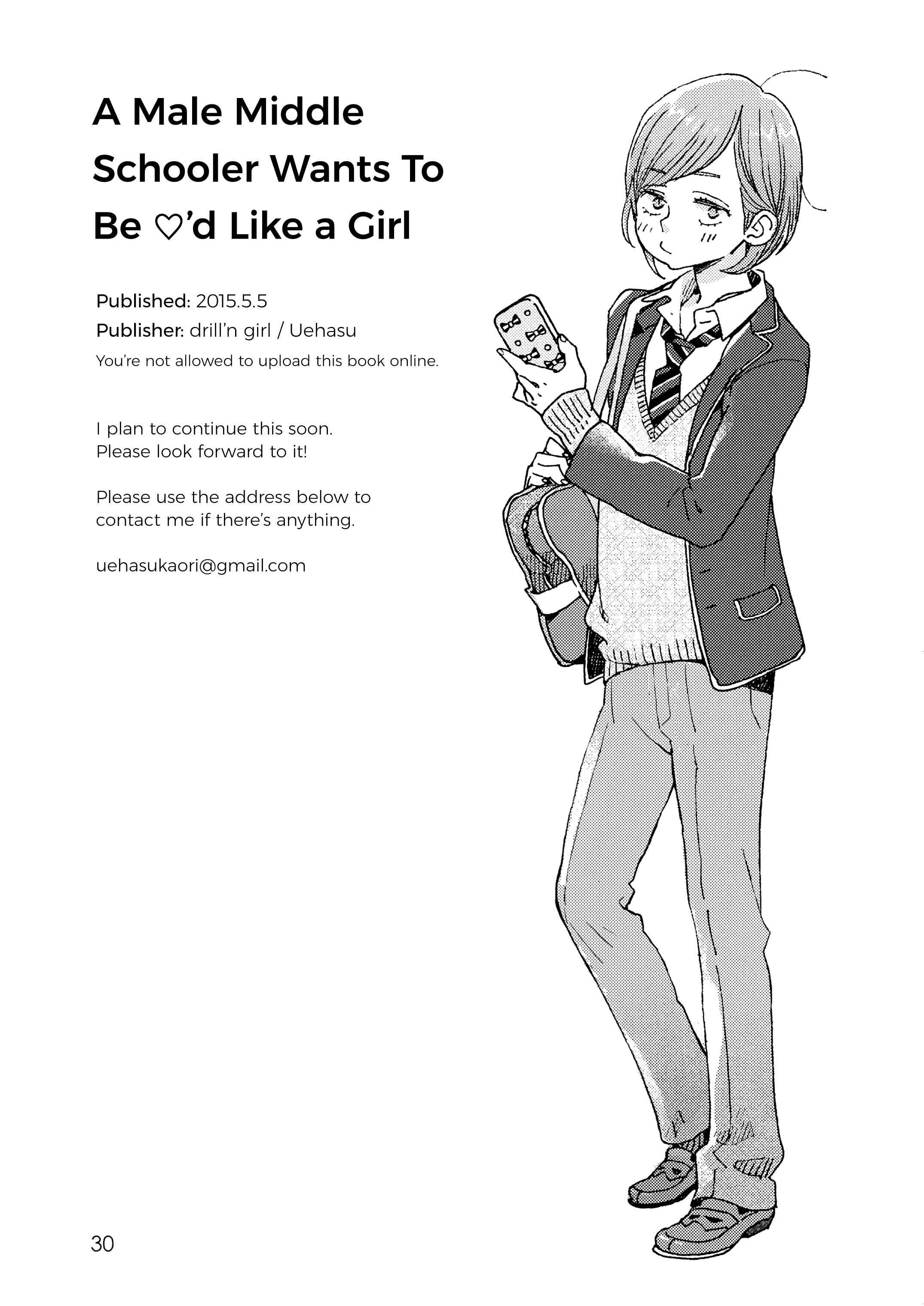 Page 31 Chapter Unknown_1a01 Danshi Chuugakusei demo Onnanoko Mitai ni Saretai