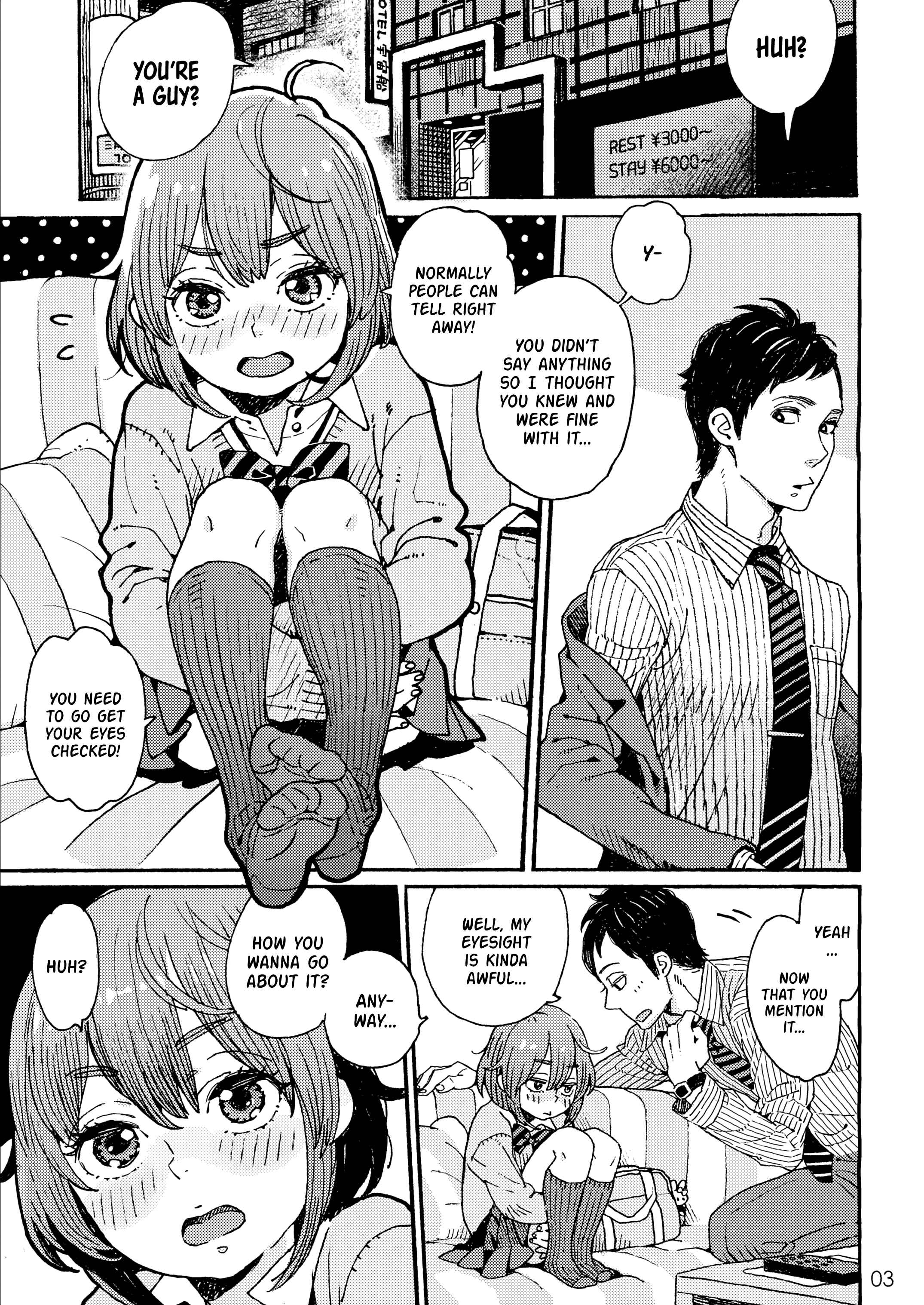 Page 4 Chapter Unknown_1a01 Danshi Chuugakusei demo Onnanoko Mitai ni Saretai