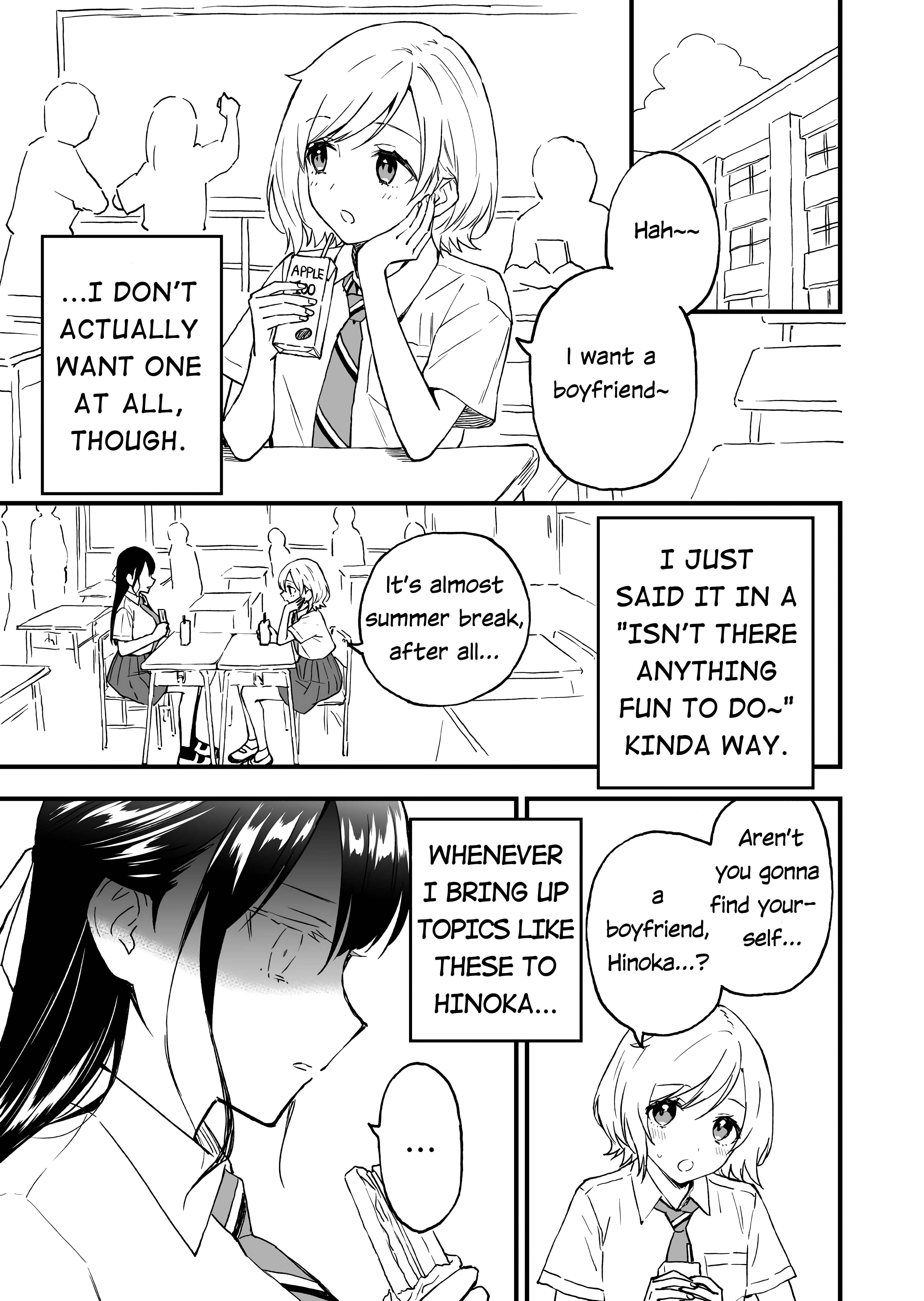 Page 1 Chapter 9 A Yuri Manga That Starts With Getting Rejected in a Dream (Pre-serialization)