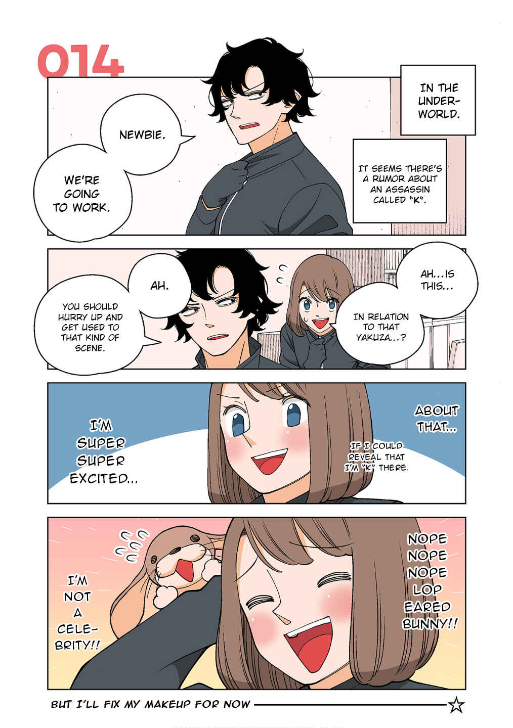 Page 1 Chapter 14 Shiawase Kanako no Koroshiya Seikatsu
