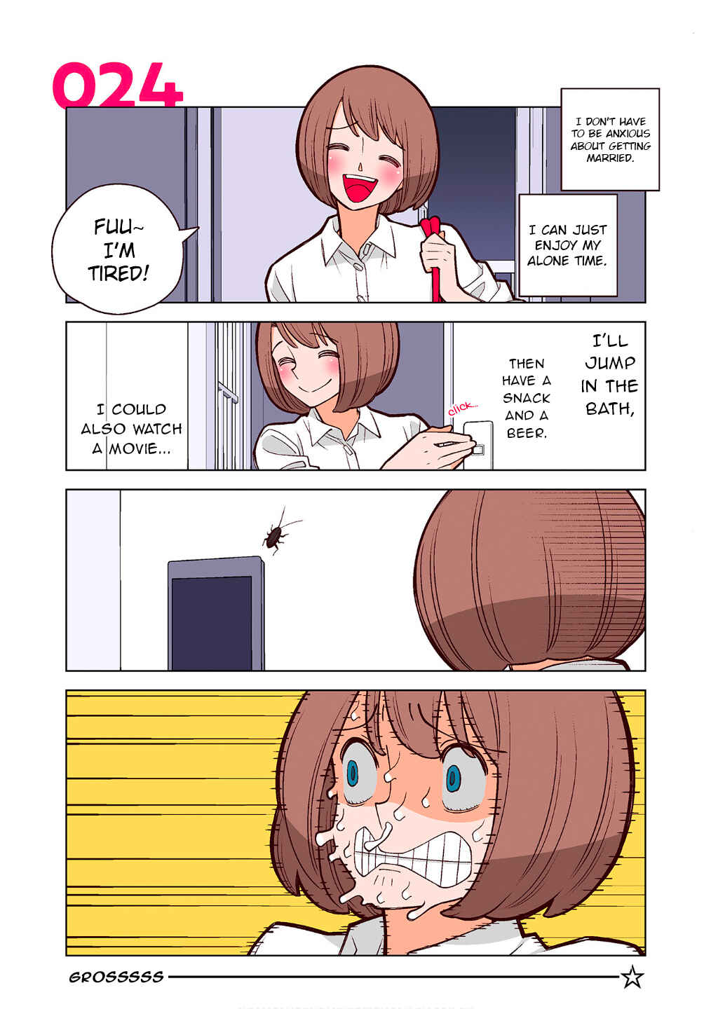 Page 1 Chapter 24 Shiawase Kanako no Koroshiya Seikatsu