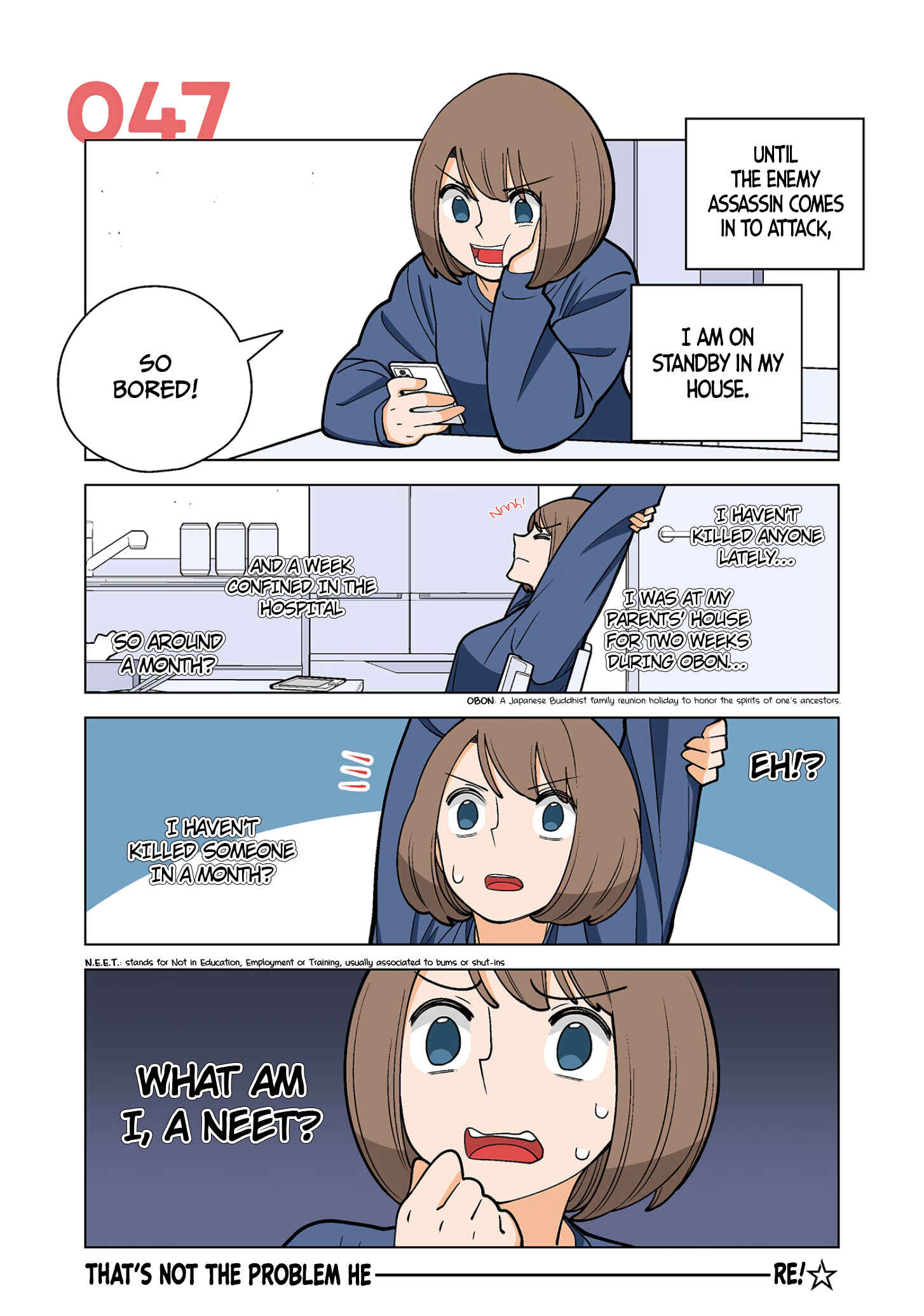 Page 1 Chapter 47 Shiawase Kanako no Koroshiya Seikatsu