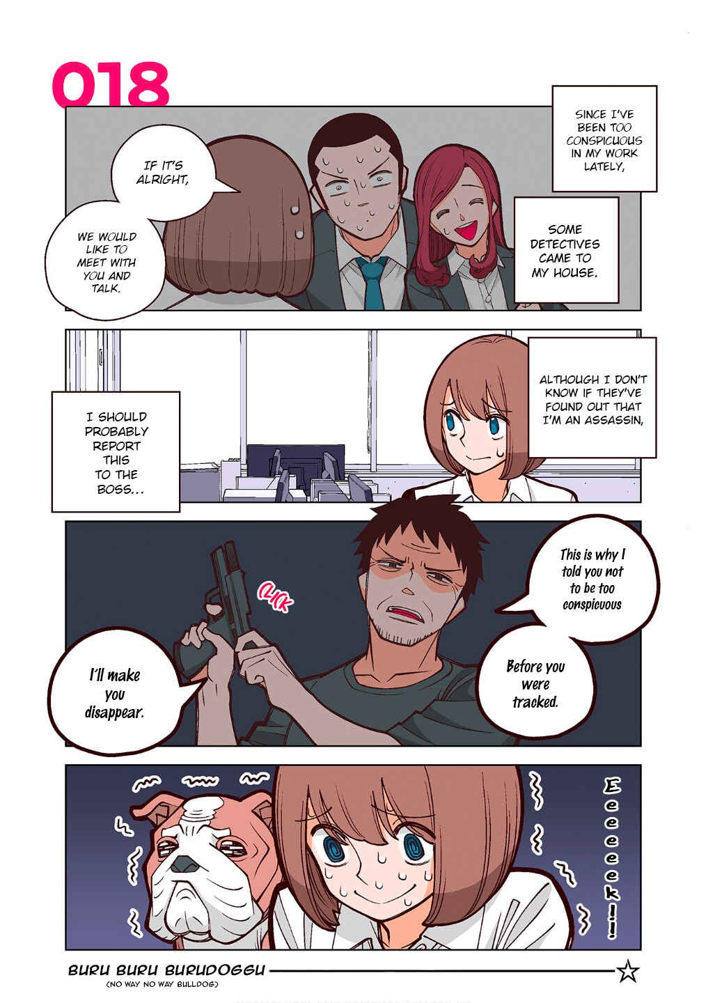 Page 1 Chapter 18 Shiawase Kanako no Koroshiya Seikatsu