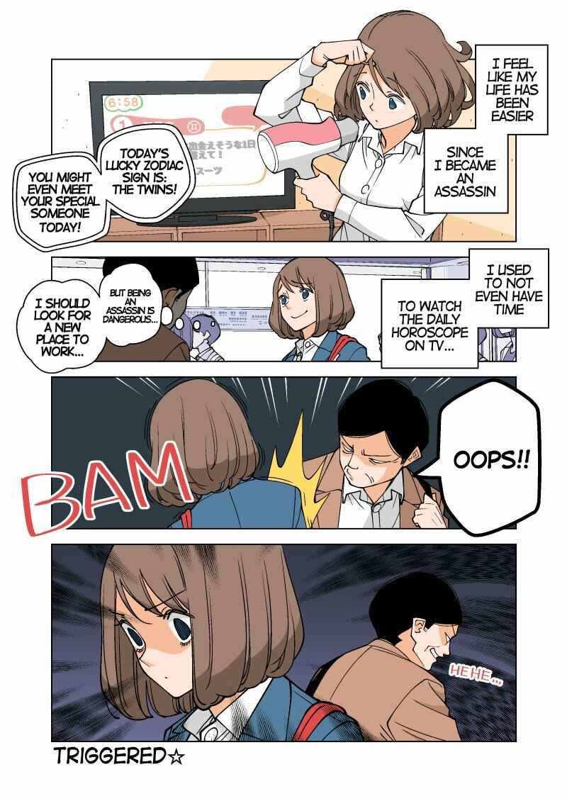 Page 1 Chapter 4 Shiawase Kanako no Koroshiya Seikatsu