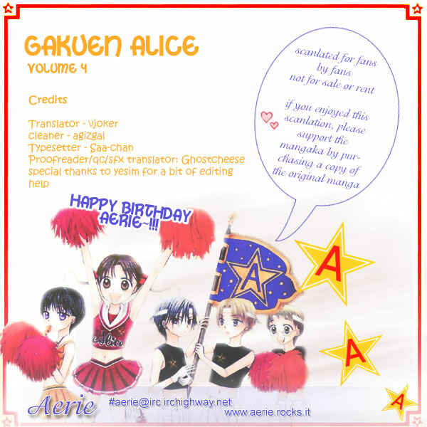 Page 44 Chapter 17 Gakuen Alice