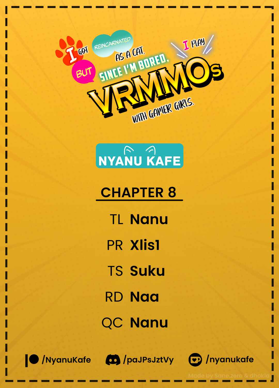 Page 1 Chapter 8 Neko ni Tenseishita kedo Hima nano de Geema Joshi to Issho ni VRMMO wo suru