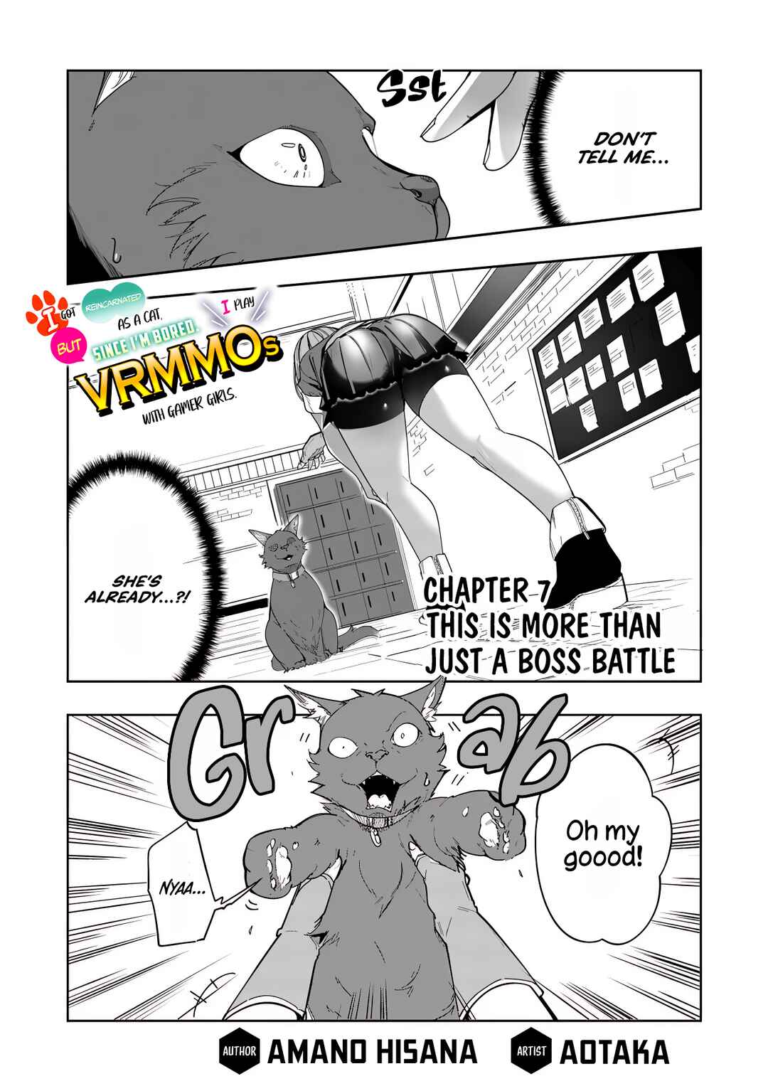 Page 2 Chapter 7 Neko ni Tenseishita kedo Hima nano de Geema Joshi to Issho ni VRMMO wo suru