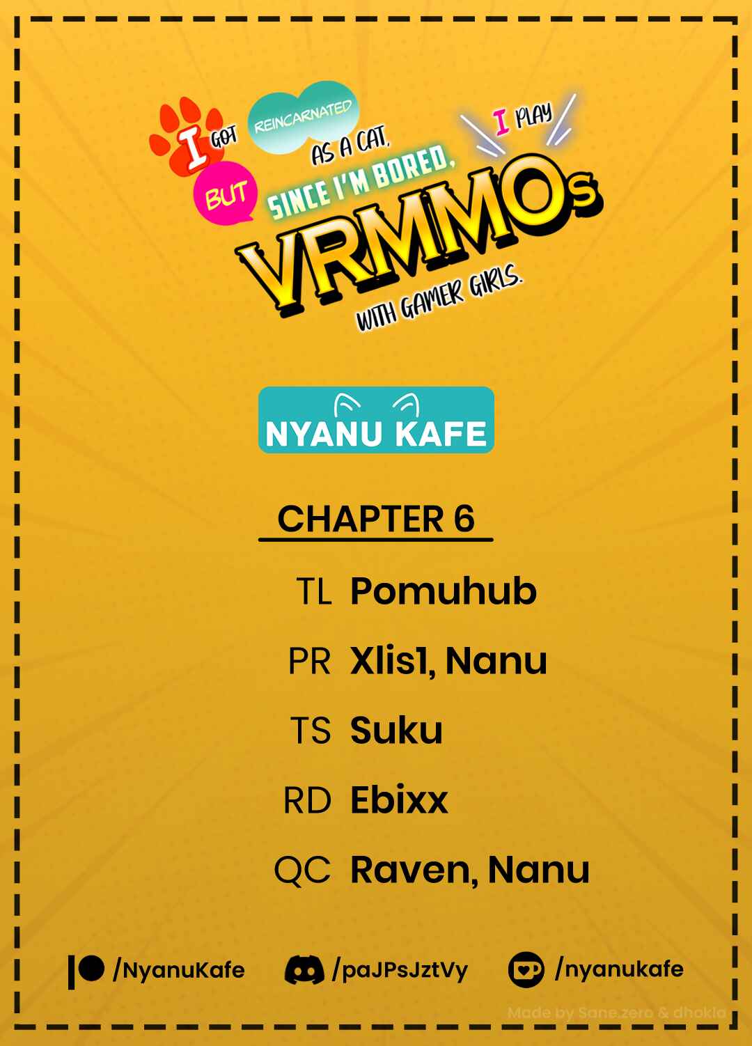 Page 1 Chapter 6 Neko ni Tenseishita kedo Hima nano de Geema Joshi to Issho ni VRMMO wo suru