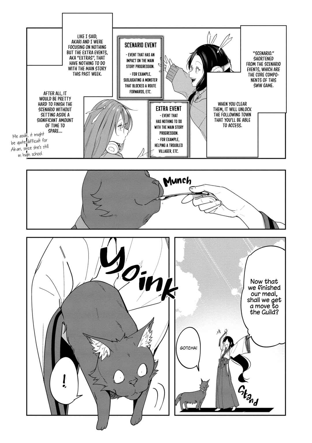 Page 13 Chapter 6 Neko ni Tenseishita kedo Hima nano de Geema Joshi to Issho ni VRMMO wo suru