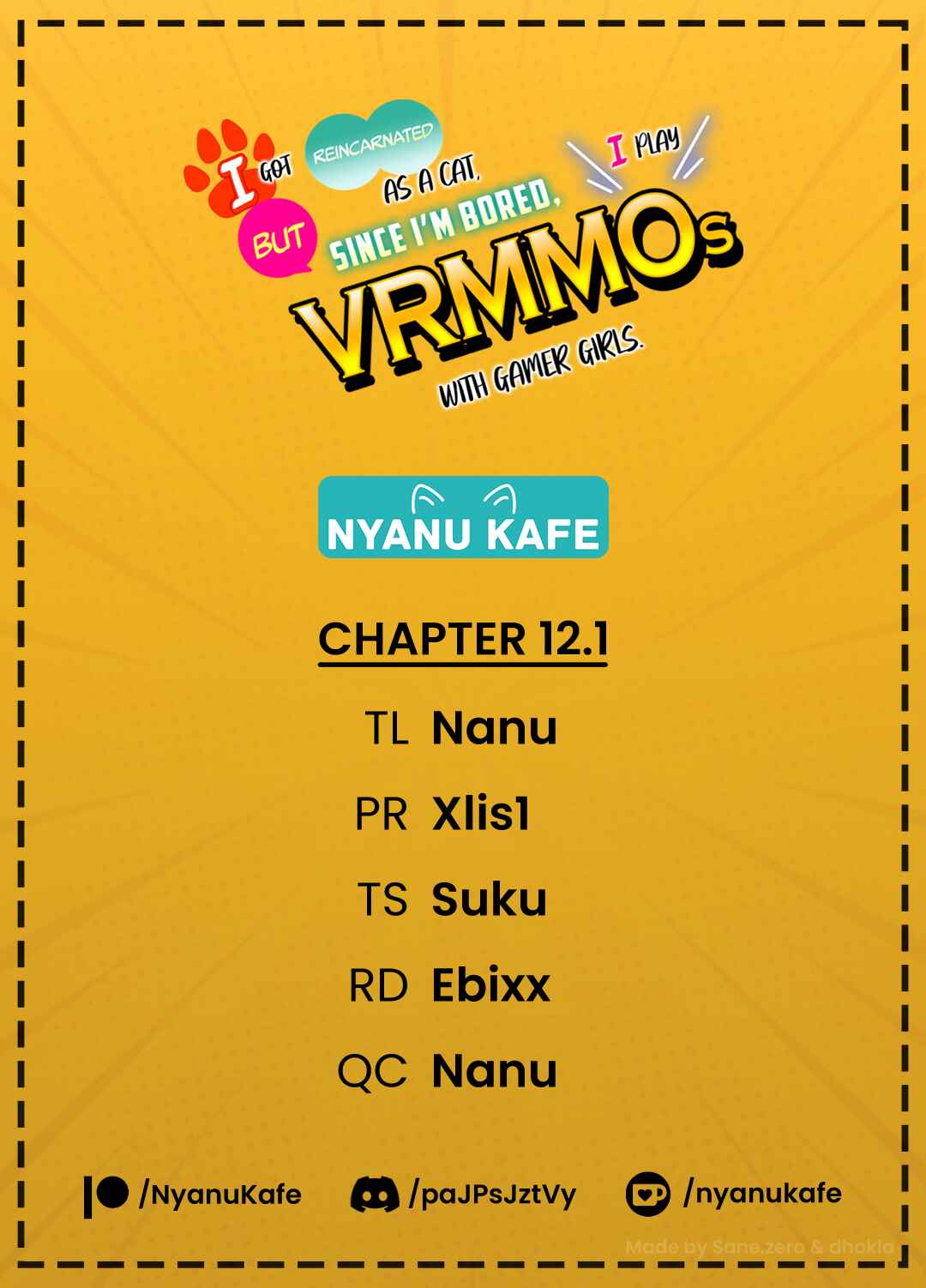 Page 1 Chapter 12 Neko ni Tenseishita kedo Hima nano de Geema Joshi to Issho ni VRMMO wo suru