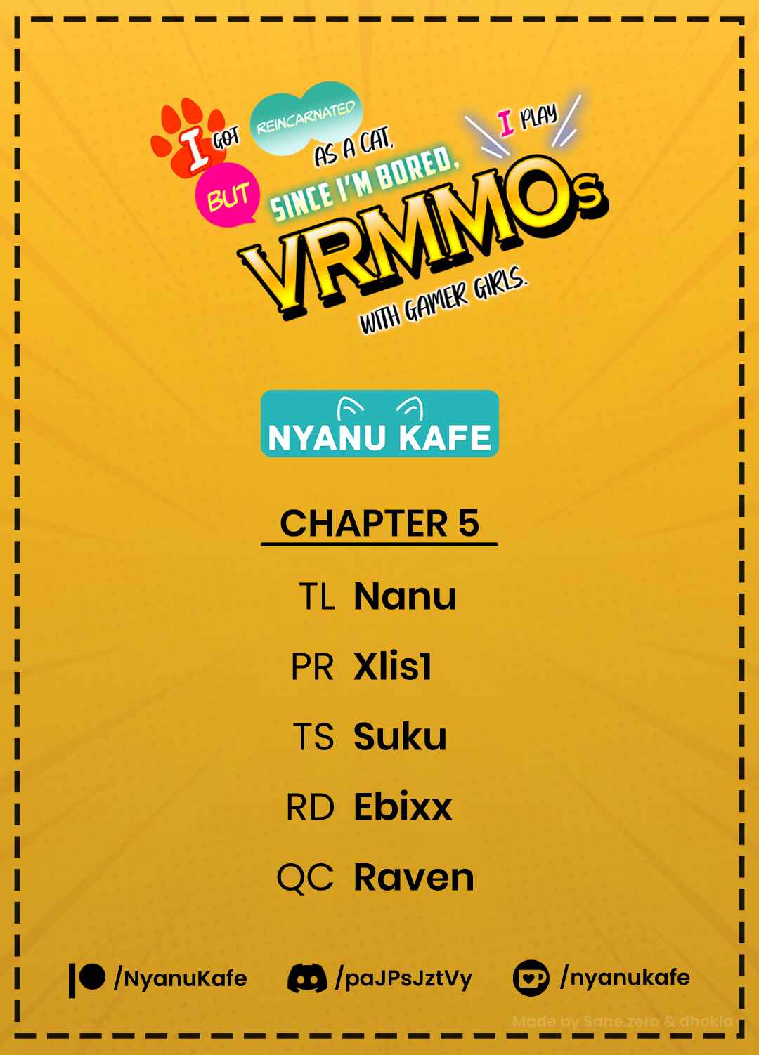Page 1 Chapter 5 Neko ni Tenseishita kedo Hima nano de Geema Joshi to Issho ni VRMMO wo suru
