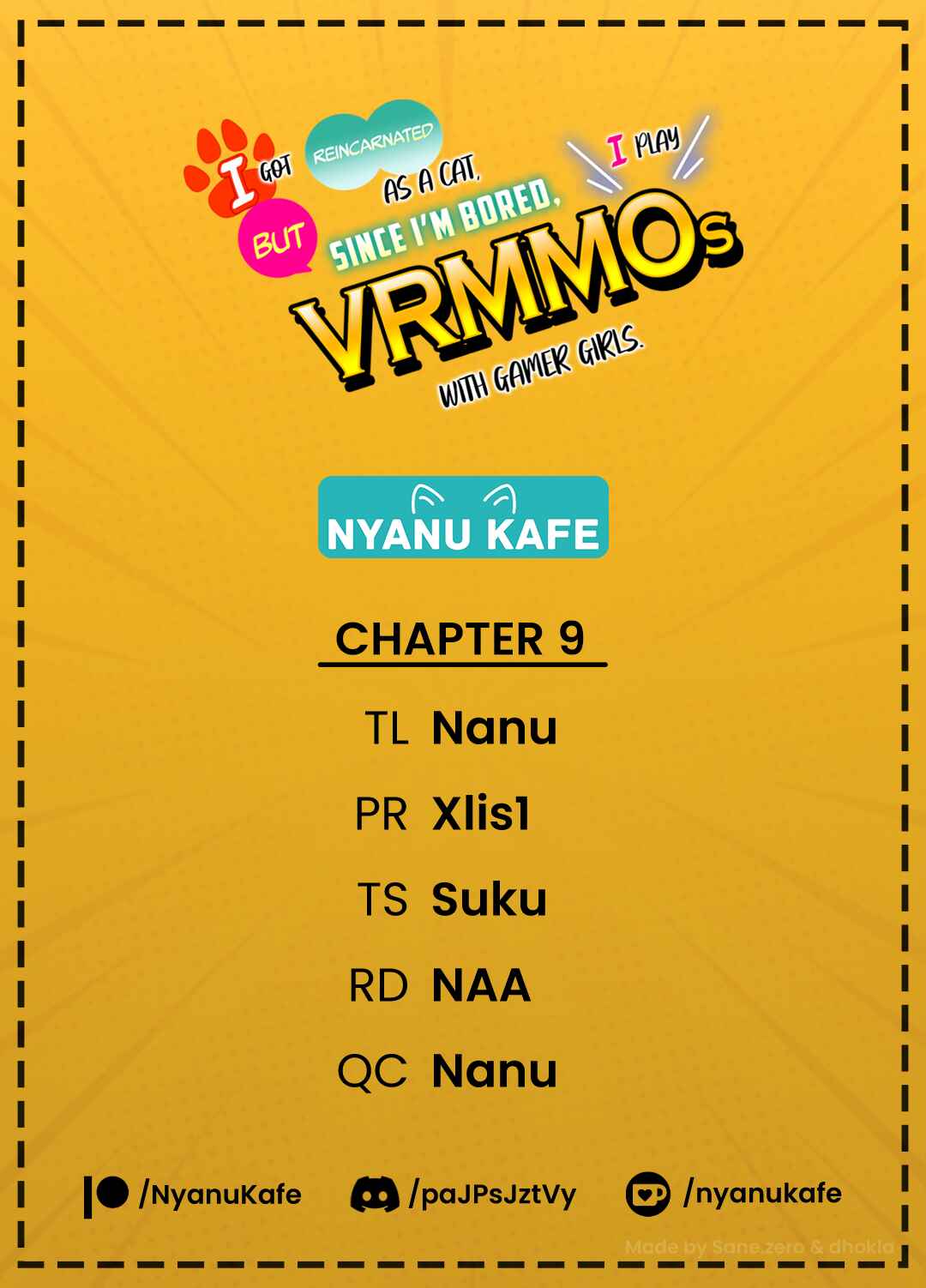 Page 1 Chapter 9 Neko ni Tenseishita kedo Hima nano de Geema Joshi to Issho ni VRMMO wo suru