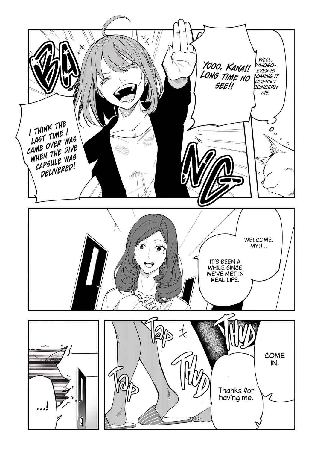 Page 7 Chapter 9 Neko ni Tenseishita kedo Hima nano de Geema Joshi to Issho ni VRMMO wo suru