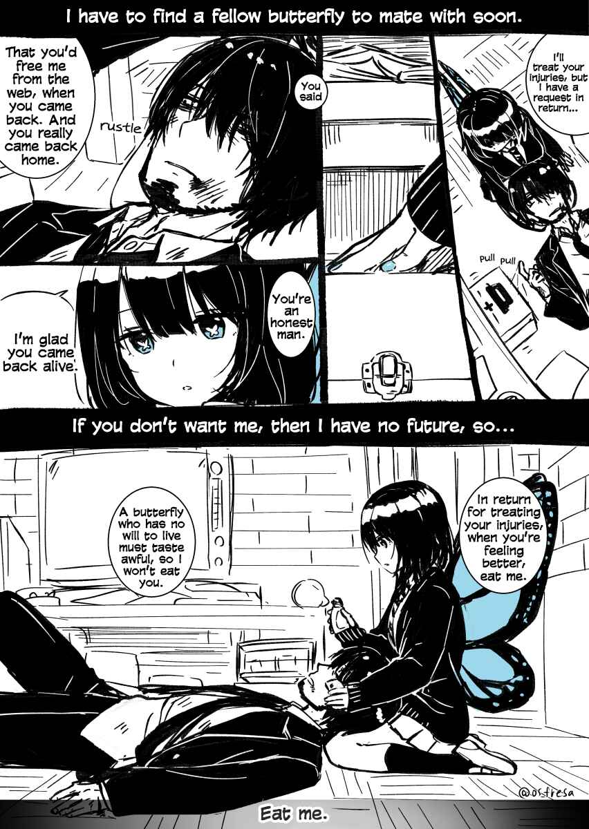 Page 8 Chapter 1 Gijinka Kumo to Chou no Manga