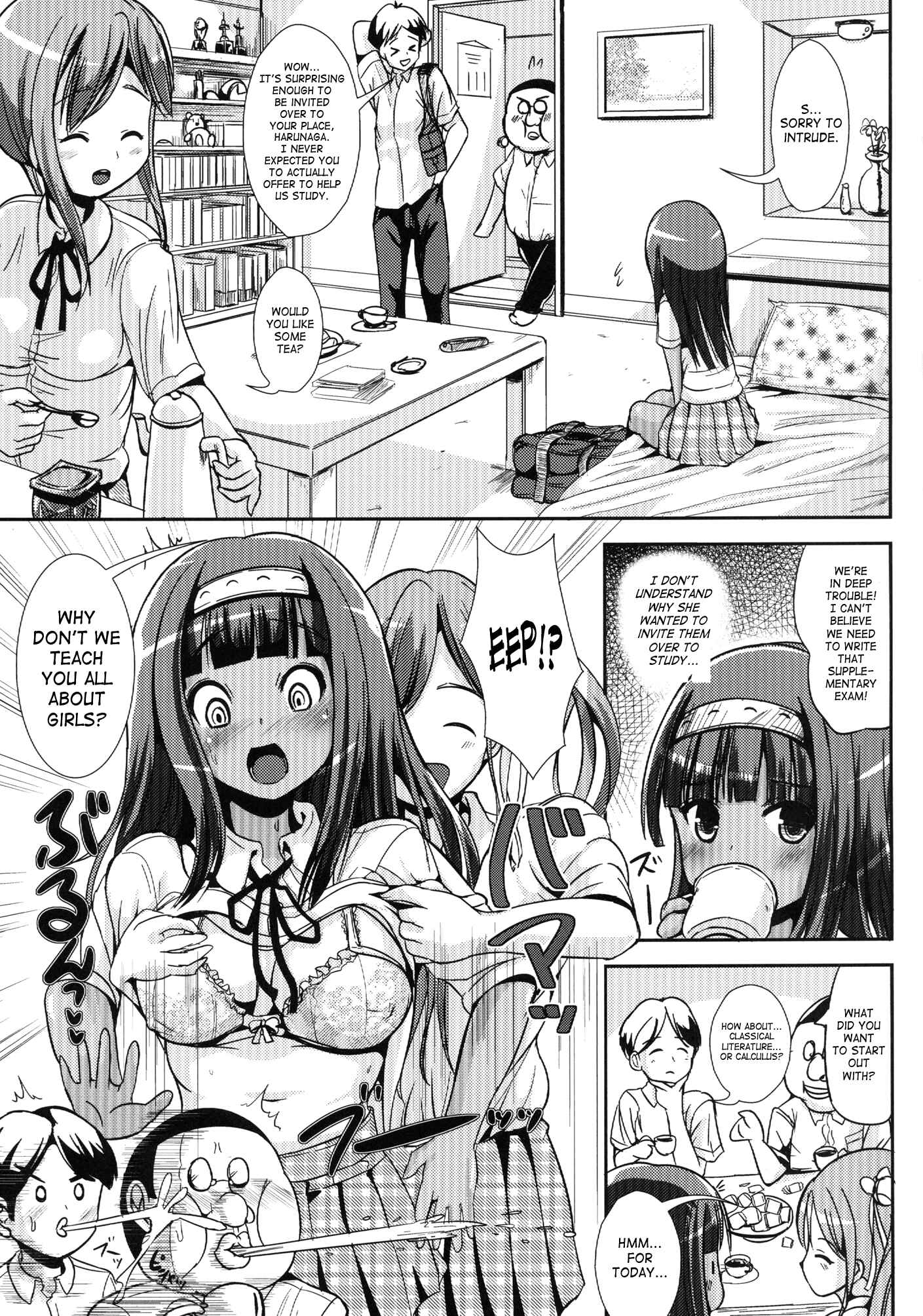 Page 4 Chapter 4 Asa Onna na Ore to Futanarikko Ojousama