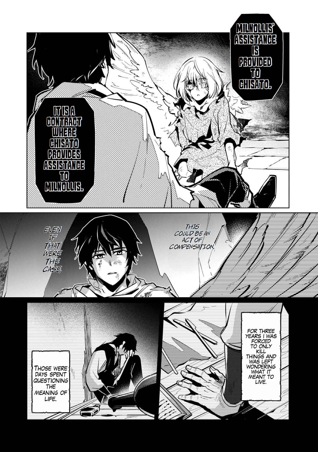 Page 43 Chapter 4 Ansatsu wa Tasogare ni Warau