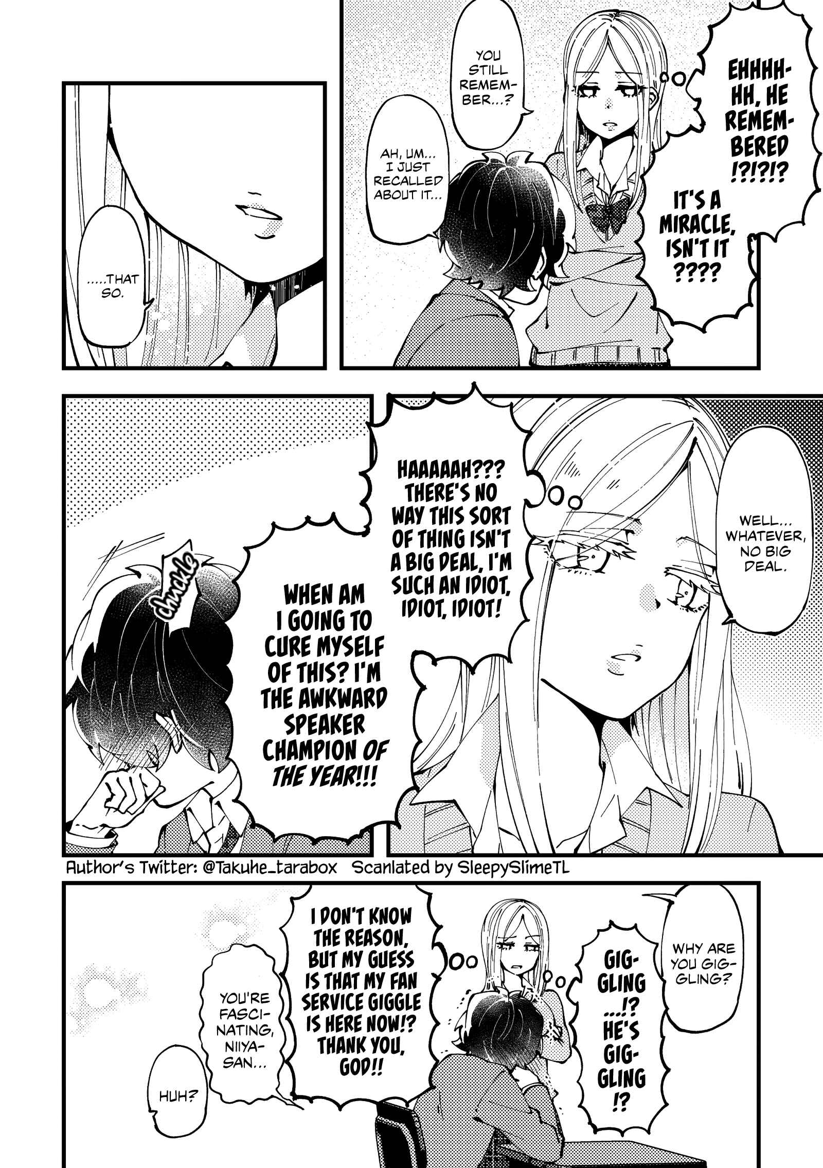 Page 5 Chapter 1 The (Inner Voice of the) Girl Next to Me Is Loud