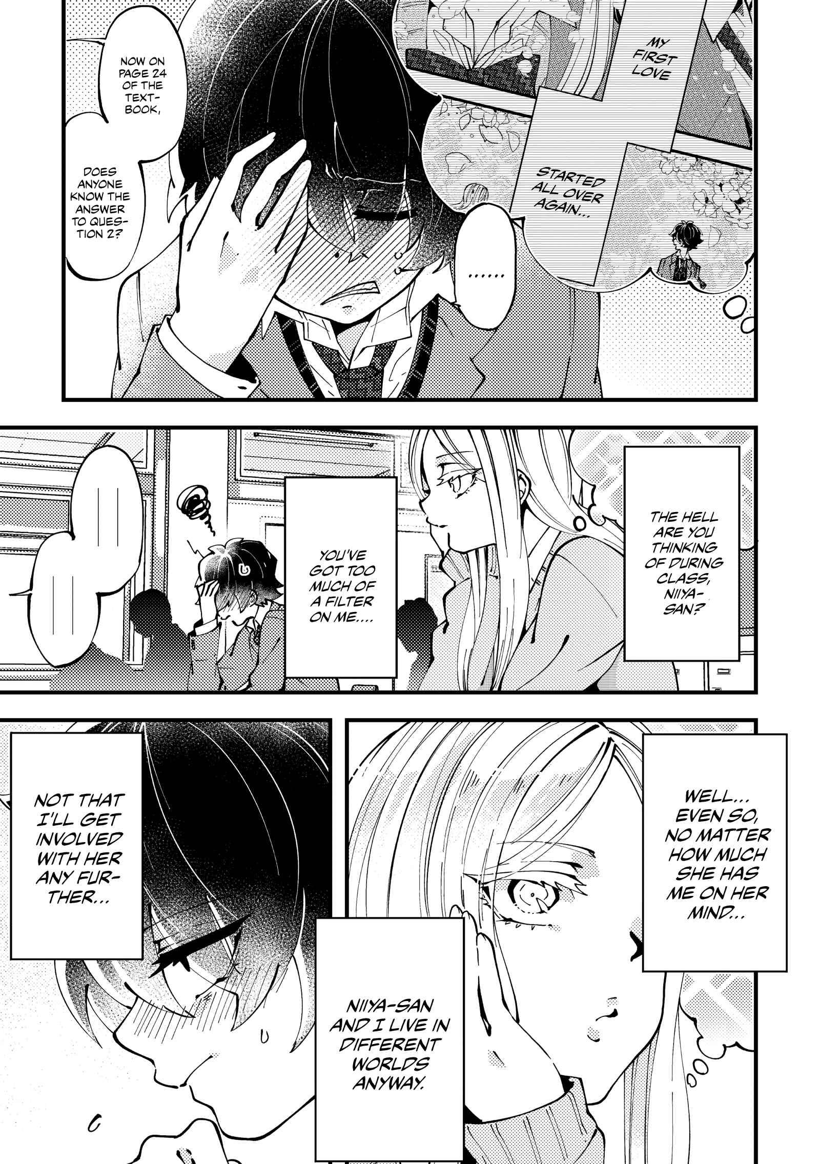 Page 2 Chapter 2 The (Inner Voice of the) Girl Next to Me Is Loud