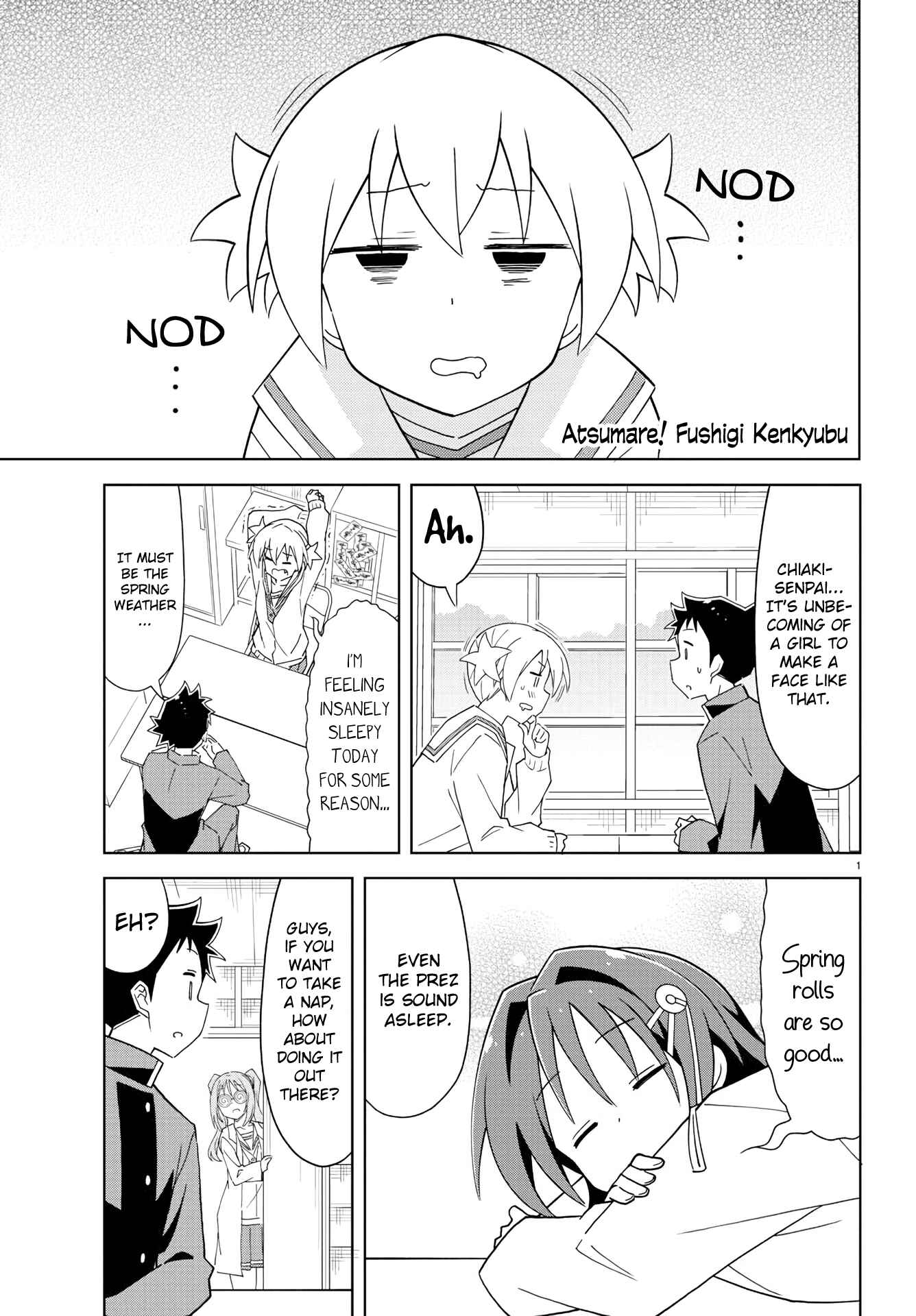 Page 1 Chapter 172 Atsumare! Fushigi Kenkyu-bu