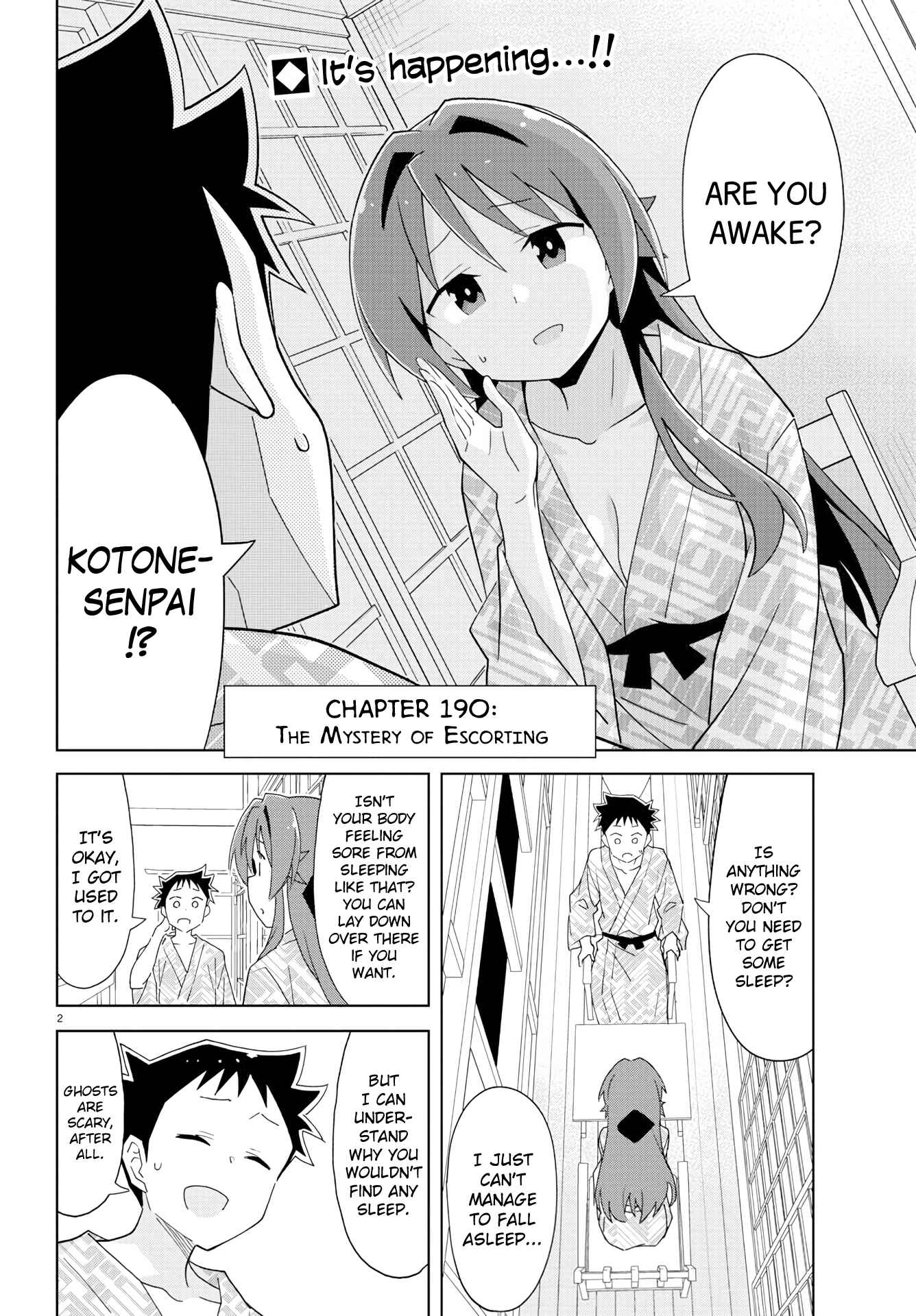Page 2 Chapter 190 Atsumare! Fushigi Kenkyu-bu