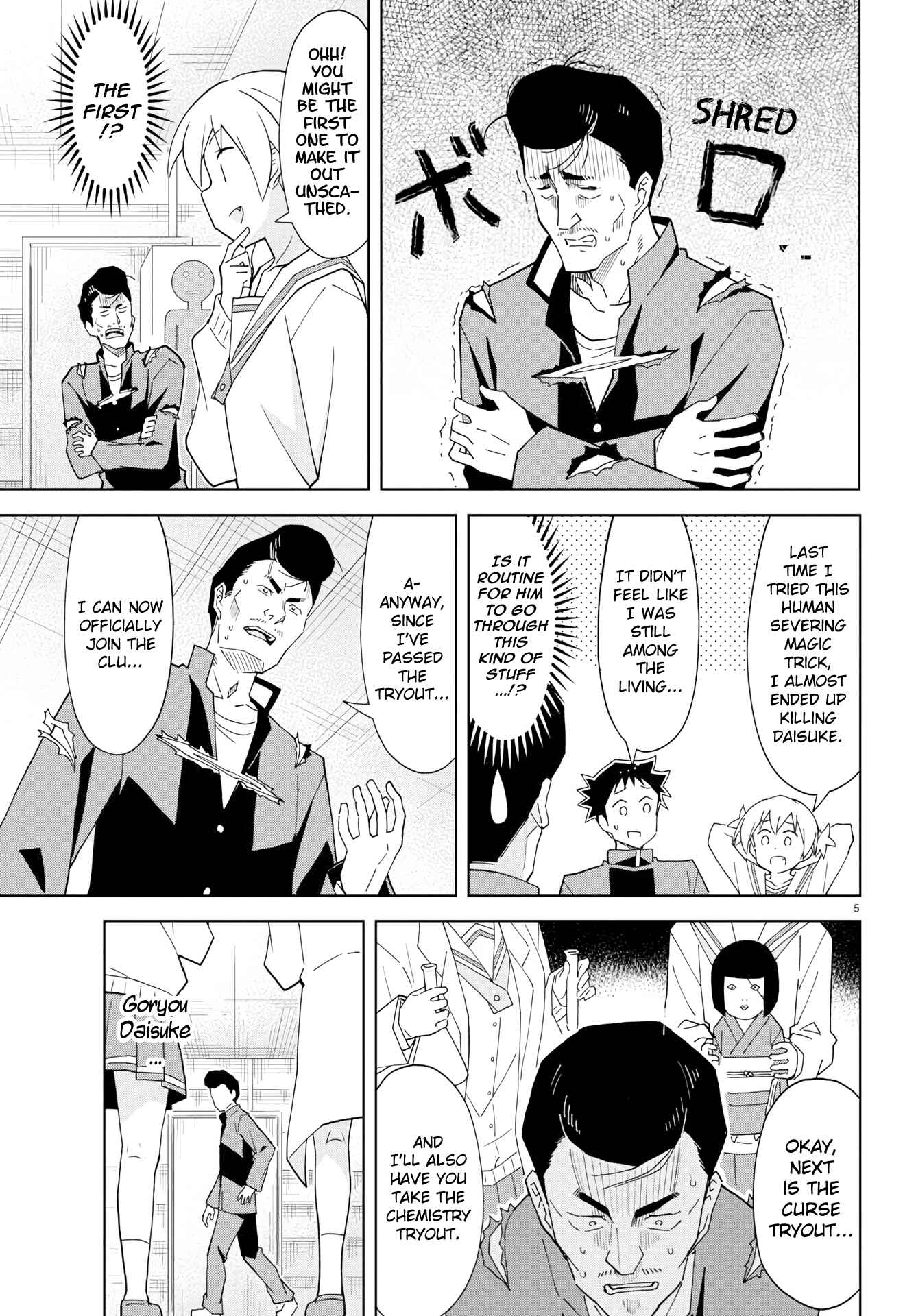 Page 5 Chapter 167 Atsumare! Fushigi Kenkyu-bu