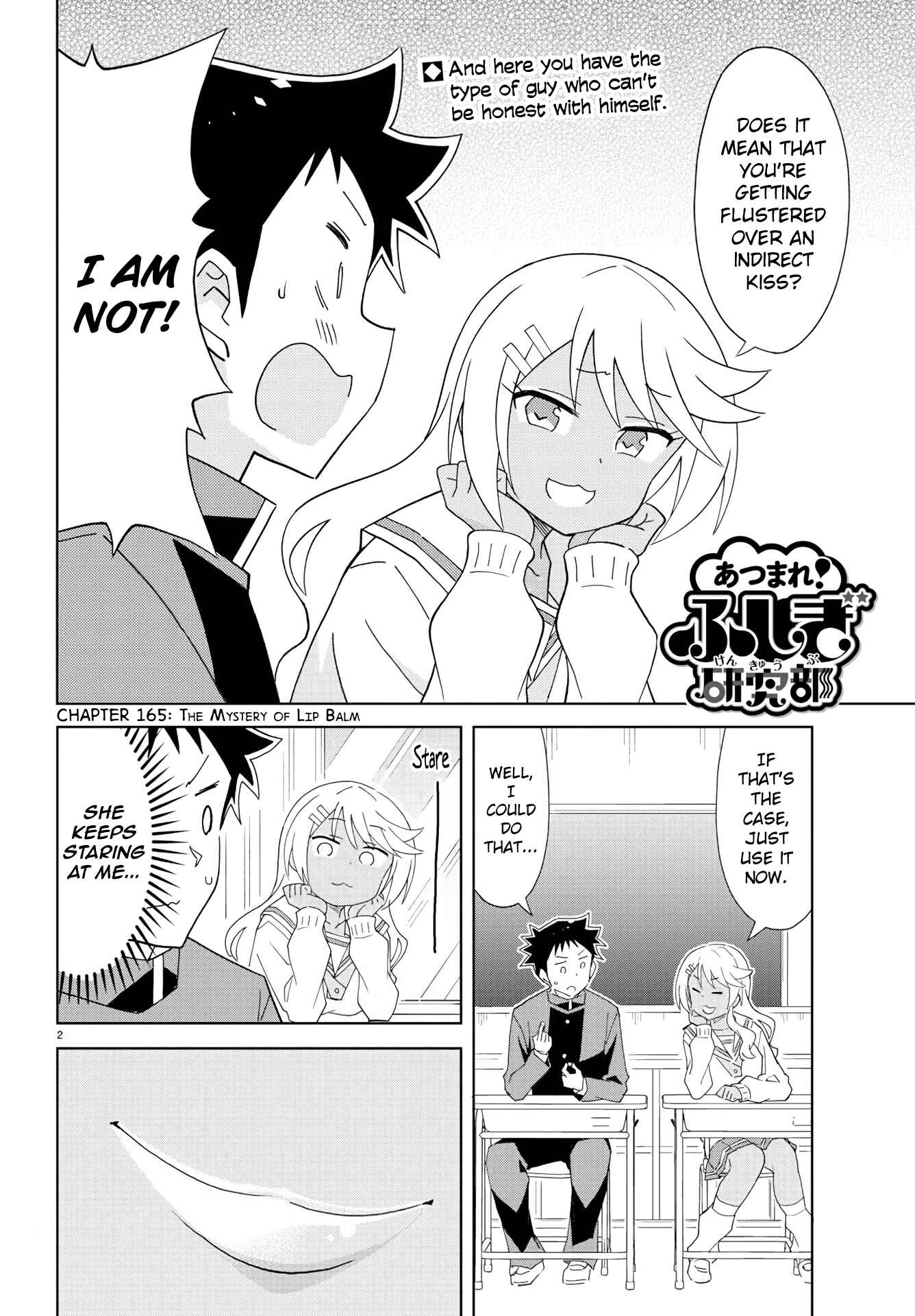 Page 2 Chapter 165 Atsumare! Fushigi Kenkyu-bu