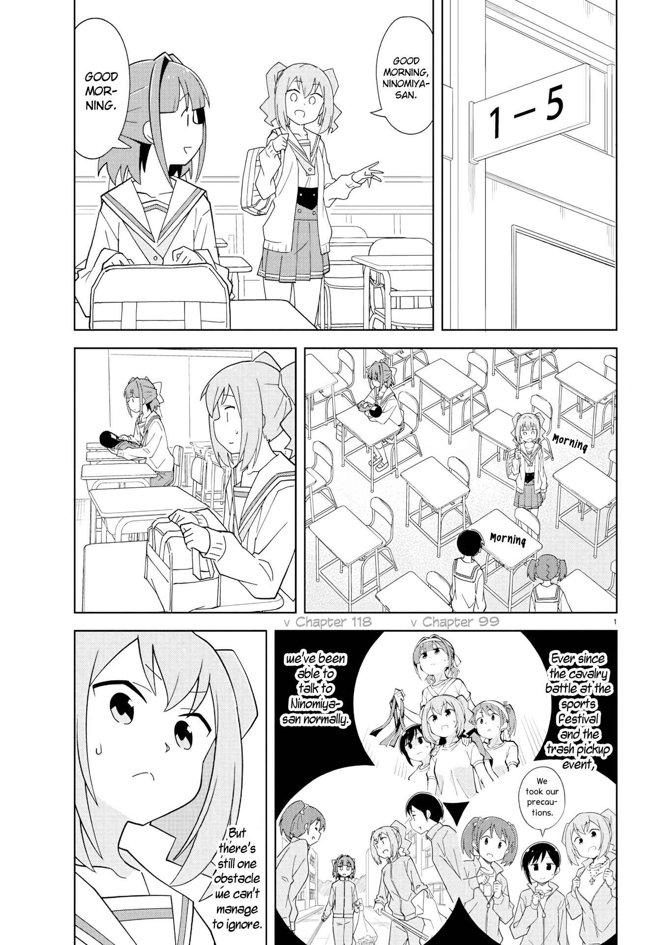 Page 1 Chapter 174 Atsumare! Fushigi Kenkyu-bu