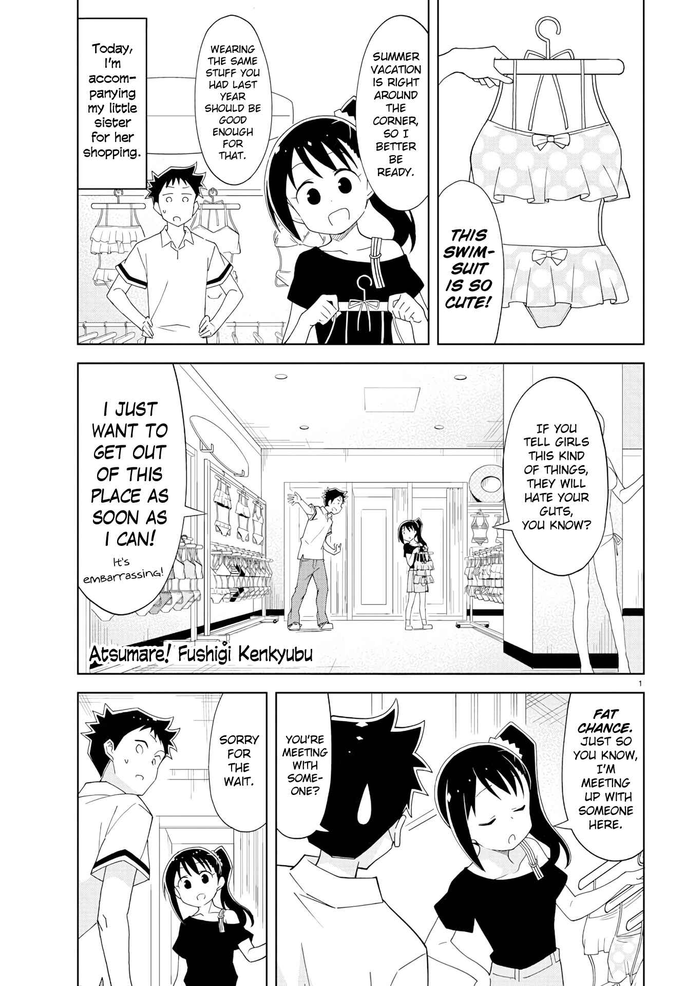 Page 1 Chapter 137 Atsumare! Fushigi Kenkyu-bu