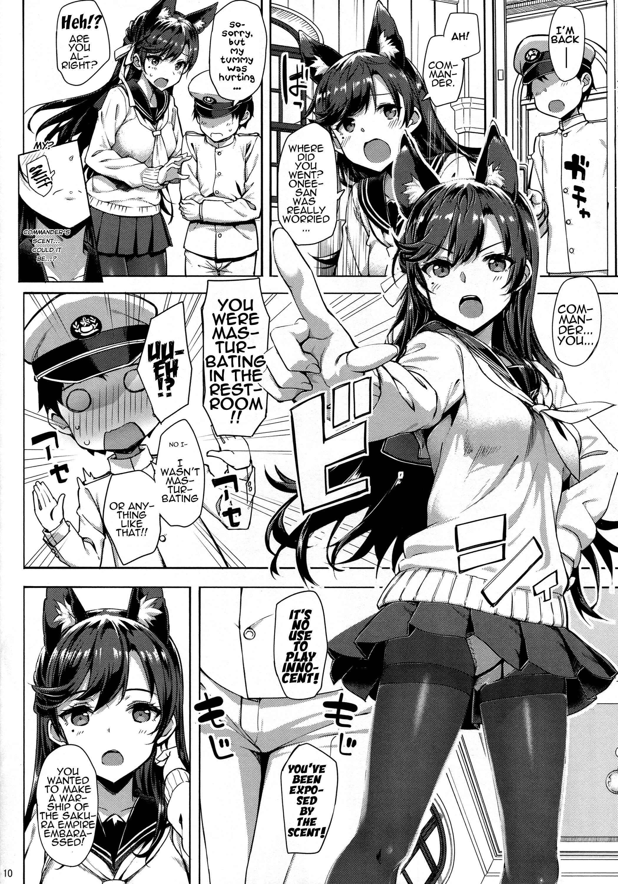 Page 9 Chapter Unknown_7d48 Azur Lane - Sailor Atago to Sakuranbo (Doujinshi)