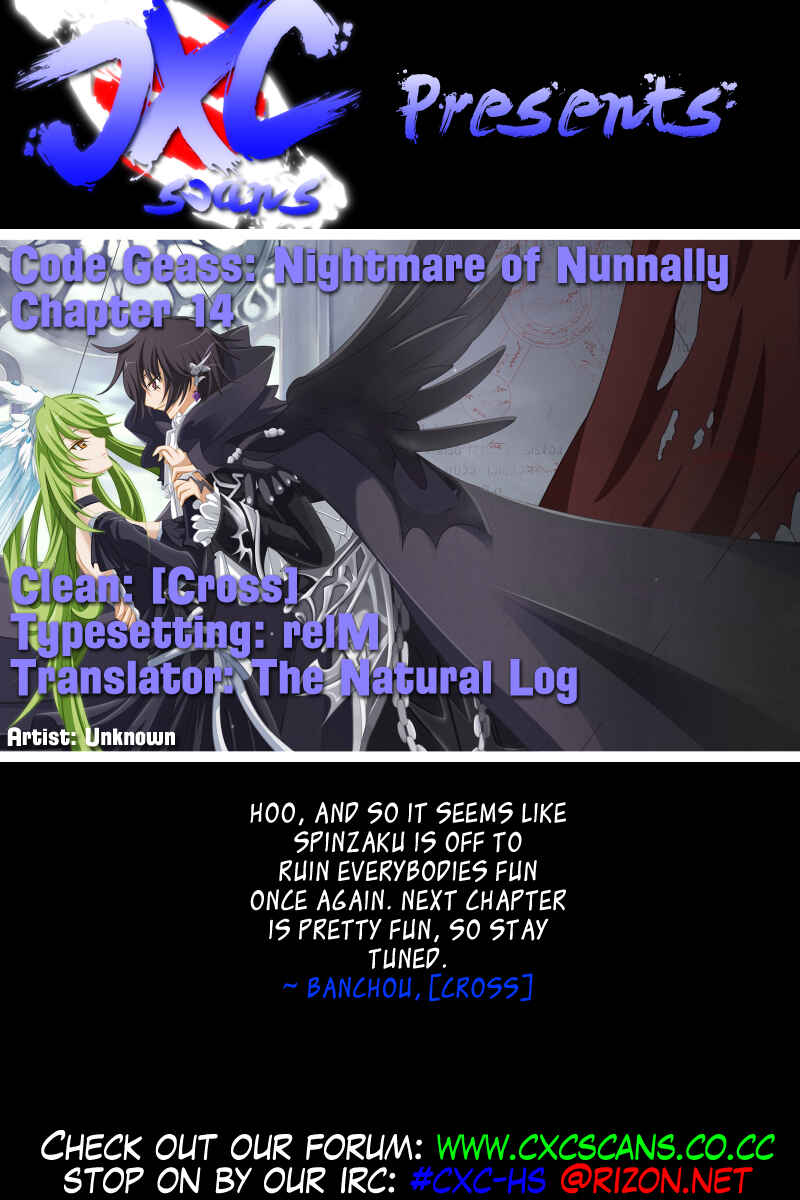 Page 33 Chapter 14 Code Geass: Nightmare of Nunnally