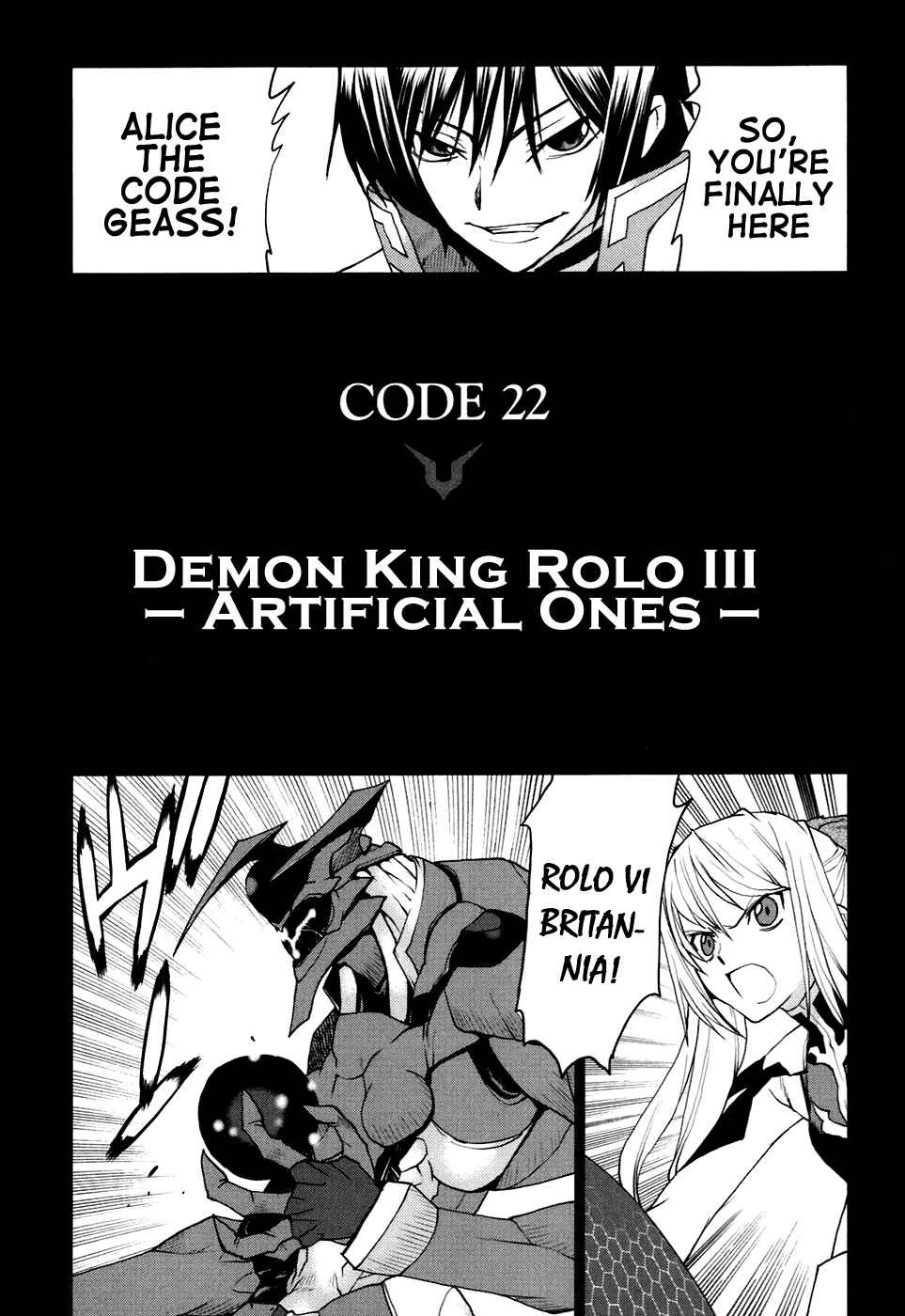 Page 1 Chapter 22 Code Geass: Nightmare of Nunnally