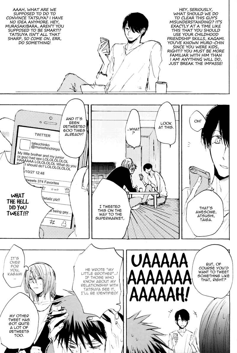 Page 22 Chapter Unknown_40b0 Kuroko no Basket - Kagami-kun and Murasakibara-kuns Worst and Suckiest Day Ever - Mostly Because of Himuro (Doujinshi)