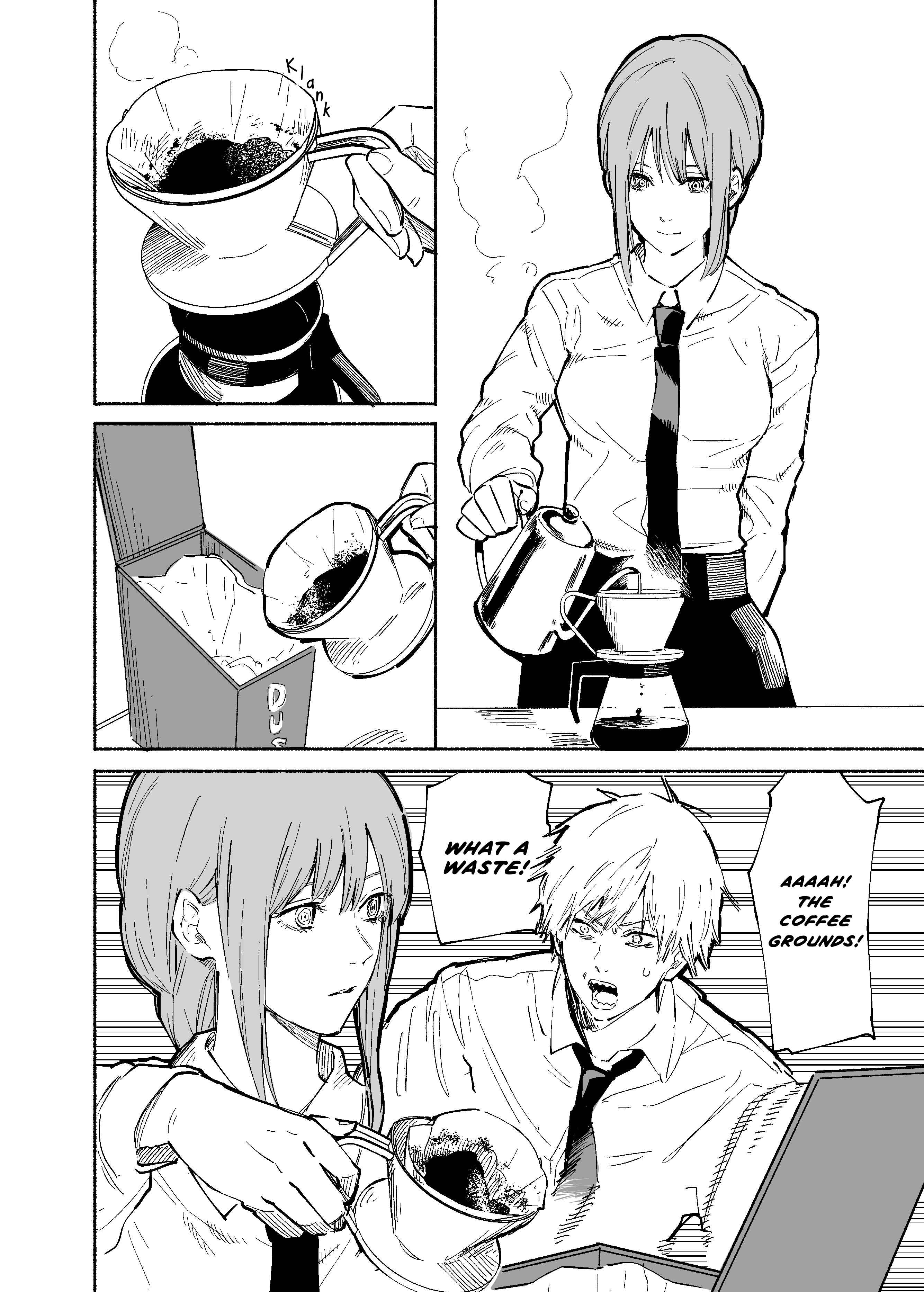 Page 1 Chapter Unknown_3b04 Chainsaw Man - Coffee with Makima-san (Doujinshi)